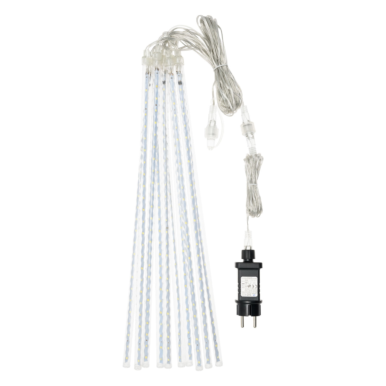 Guirlande 10 m, 10 Tubes effet neige, led blanc froid 3 Guirlande 10 m, 10 Tubes effet neige, led blanc froid 3