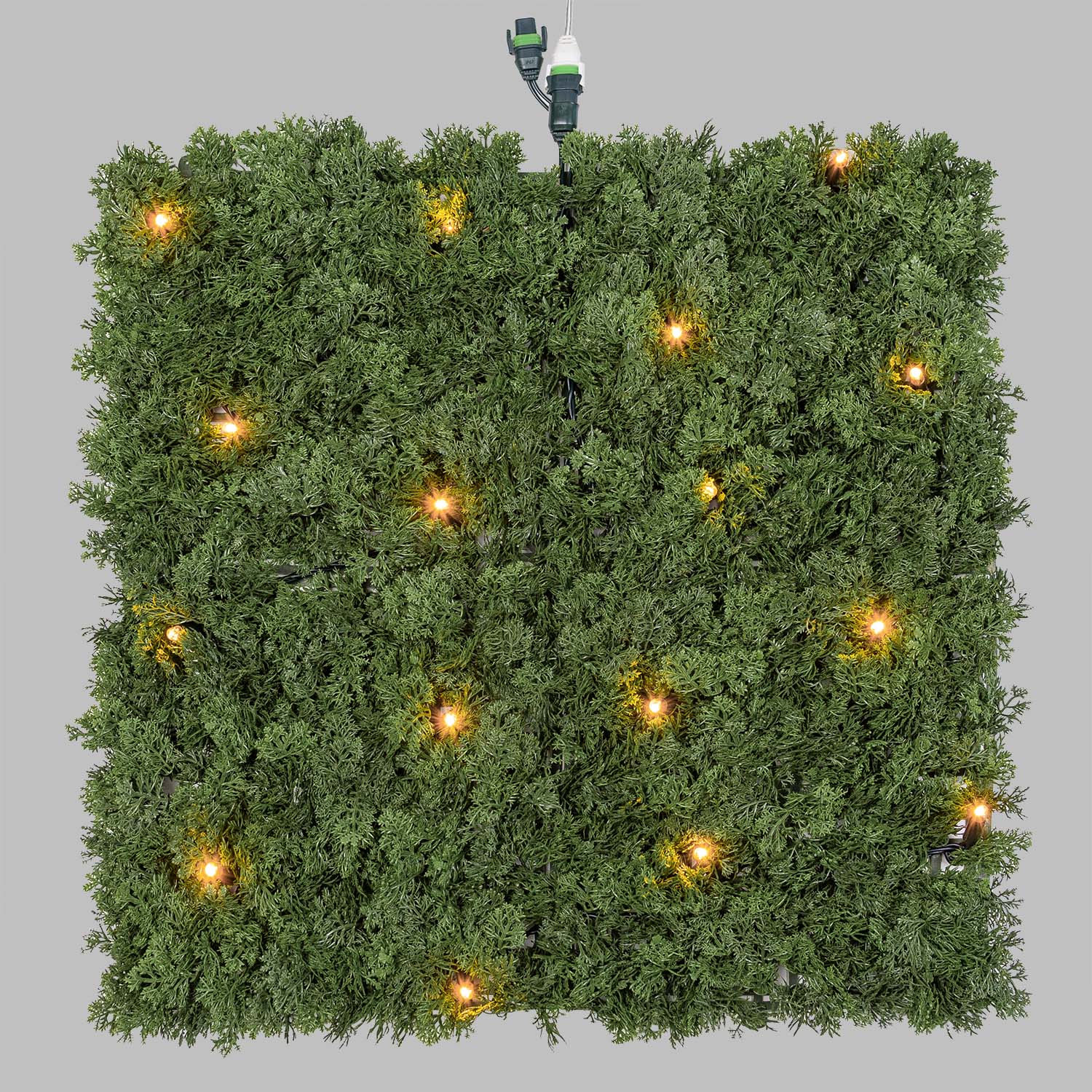 Pannello di Lichene artificiale verde bosco Green Wall Light, 16 maxiled Dual Color bianco caldo 5