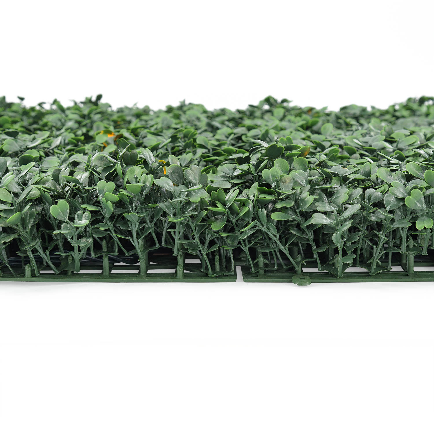 Panel de Boj artificial verde oscuro Green Wall Light, 16 maxiled Dual Color blanco cálido 4