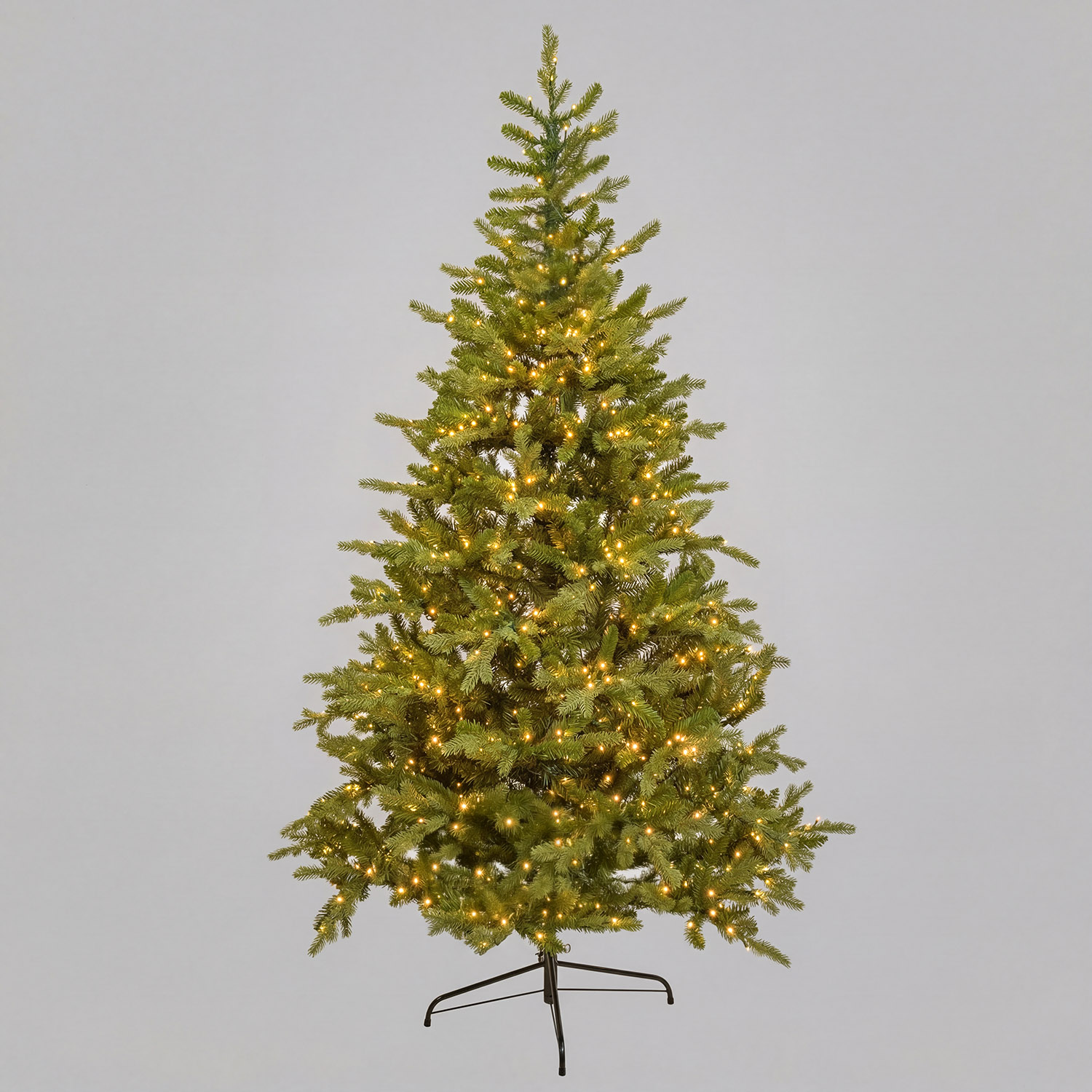 Alpino artificial pine Tree 210 cm, 1000 warm white integrated LEDs, high density 4