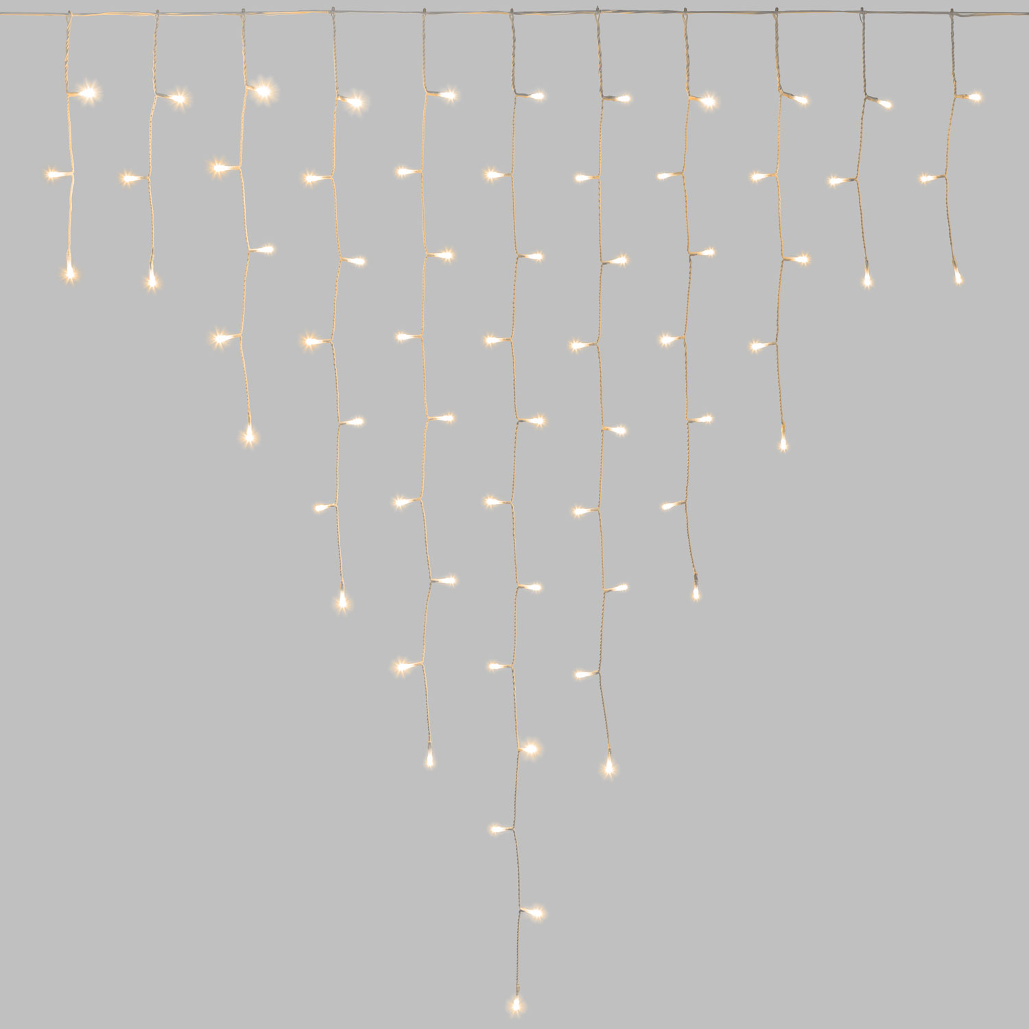 Estalactitas de luces Led 4,5 x h. 1,2 m con destellos 8 Estalactitas de luces Led 4,5 x h. 1,2 m con destellos 8