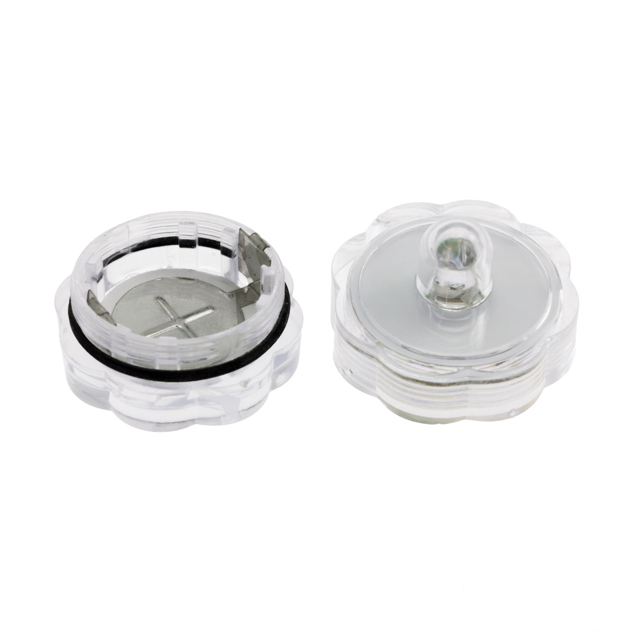 2 LED-Teelichter mit Batterie, rot 3 2 LED-Teelichter mit Batterie, rot 3