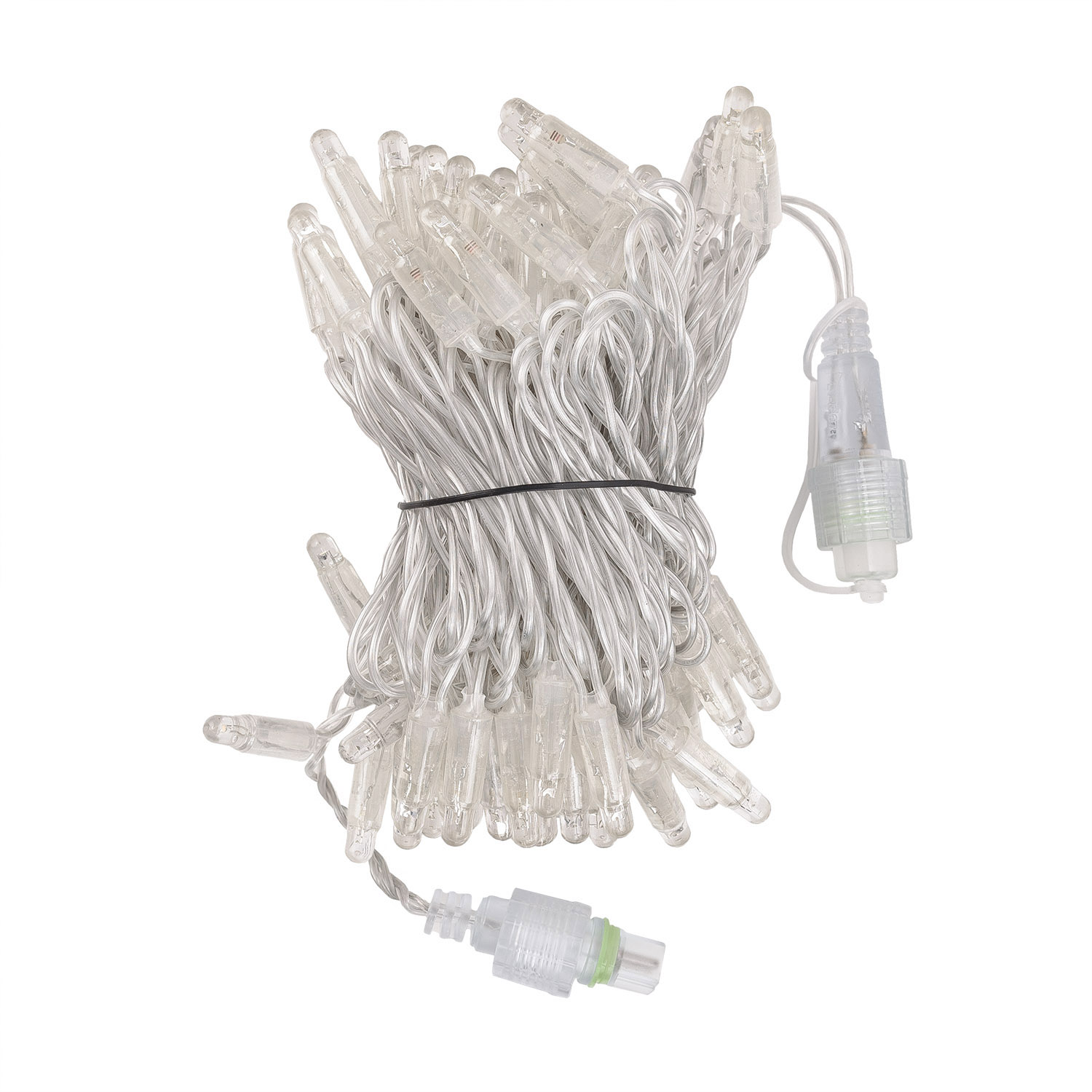 Catena Connect ProLine 36V, 8 m, 80 maxiled bianco caldo soft, cavo trasparente, prolungabile 2