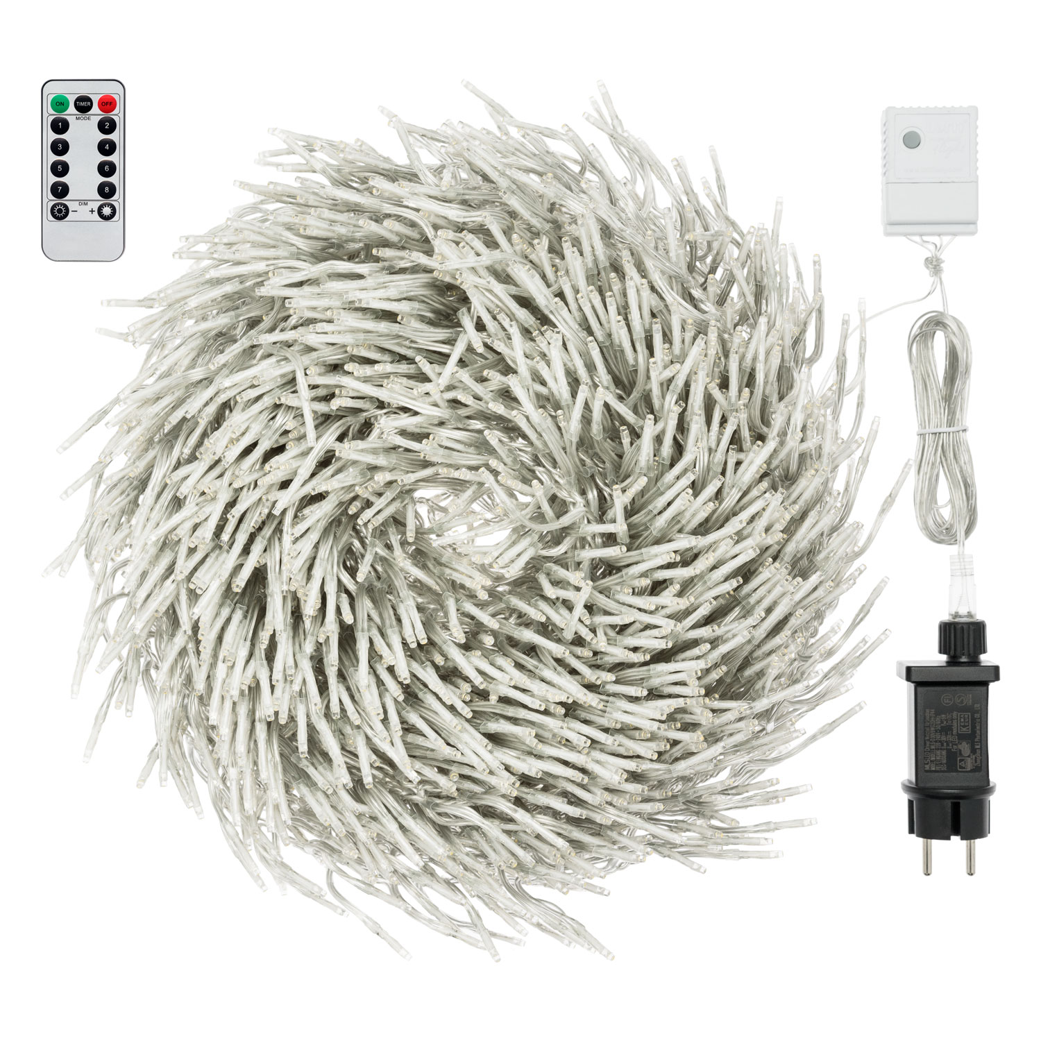 Catena Festone di Luce 22,5 m, 2200 miniled bianco freddo 3 Catena Festone di Luce 22,5 m, 2200 miniled bianco freddo 3