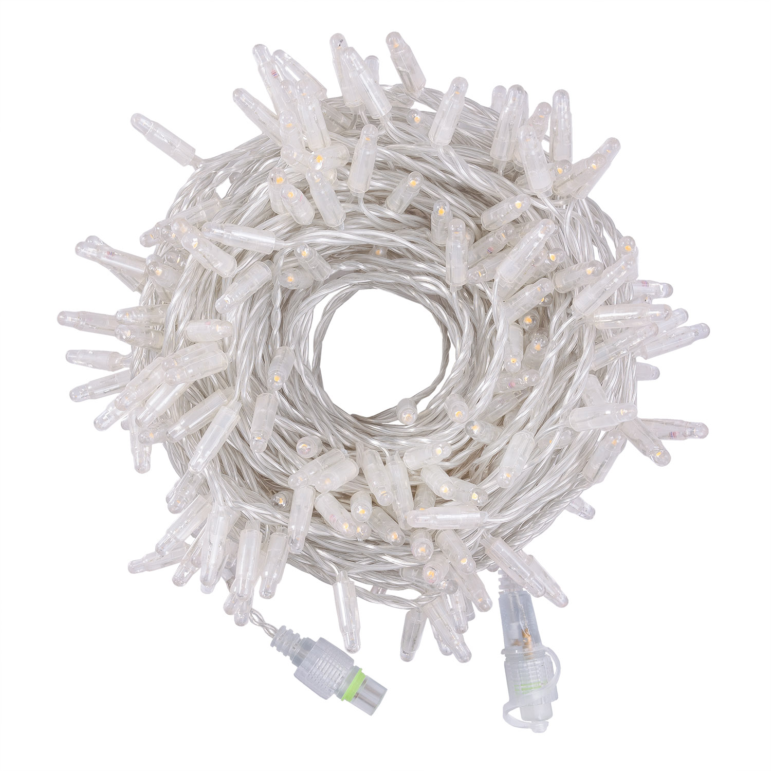 Guirlande Connect ProLine 36V, 25 m, 250 maxiled blanc chaud, câble transparent, prolongeable 4