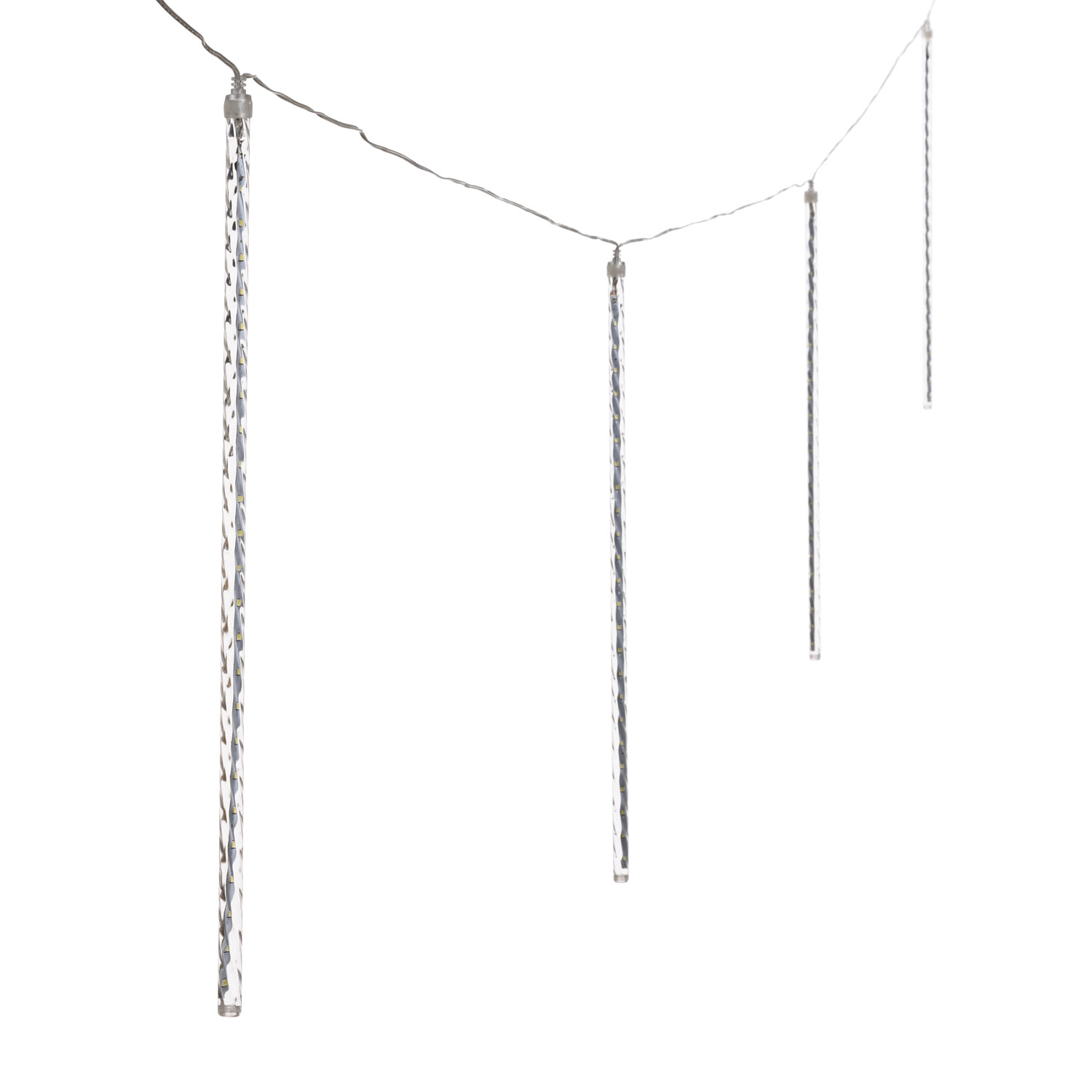 Guirlande 10 m, 10 Tubes effet neige, led blanc froid 4 Guirlande 10 m, 10 Tubes effet neige, led blanc froid 4