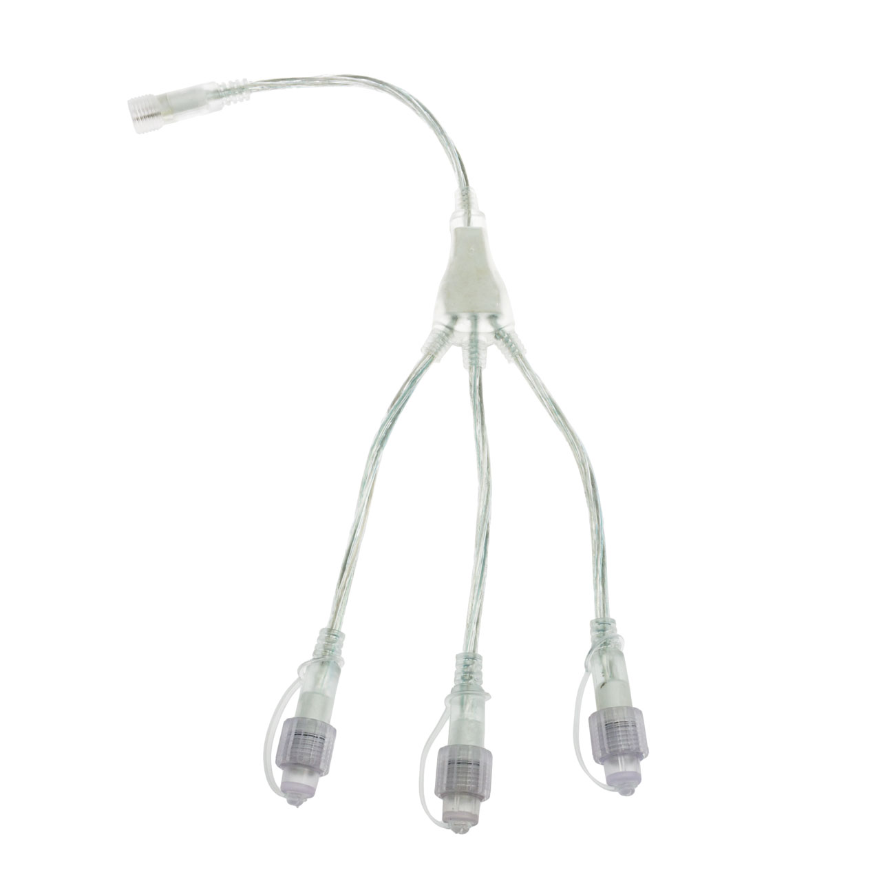 PL24V Multiverbinder 3 Ausgänge, transparentes Kabel PL24V Multiverbinder 3 Ausgänge, transparentes Kabel