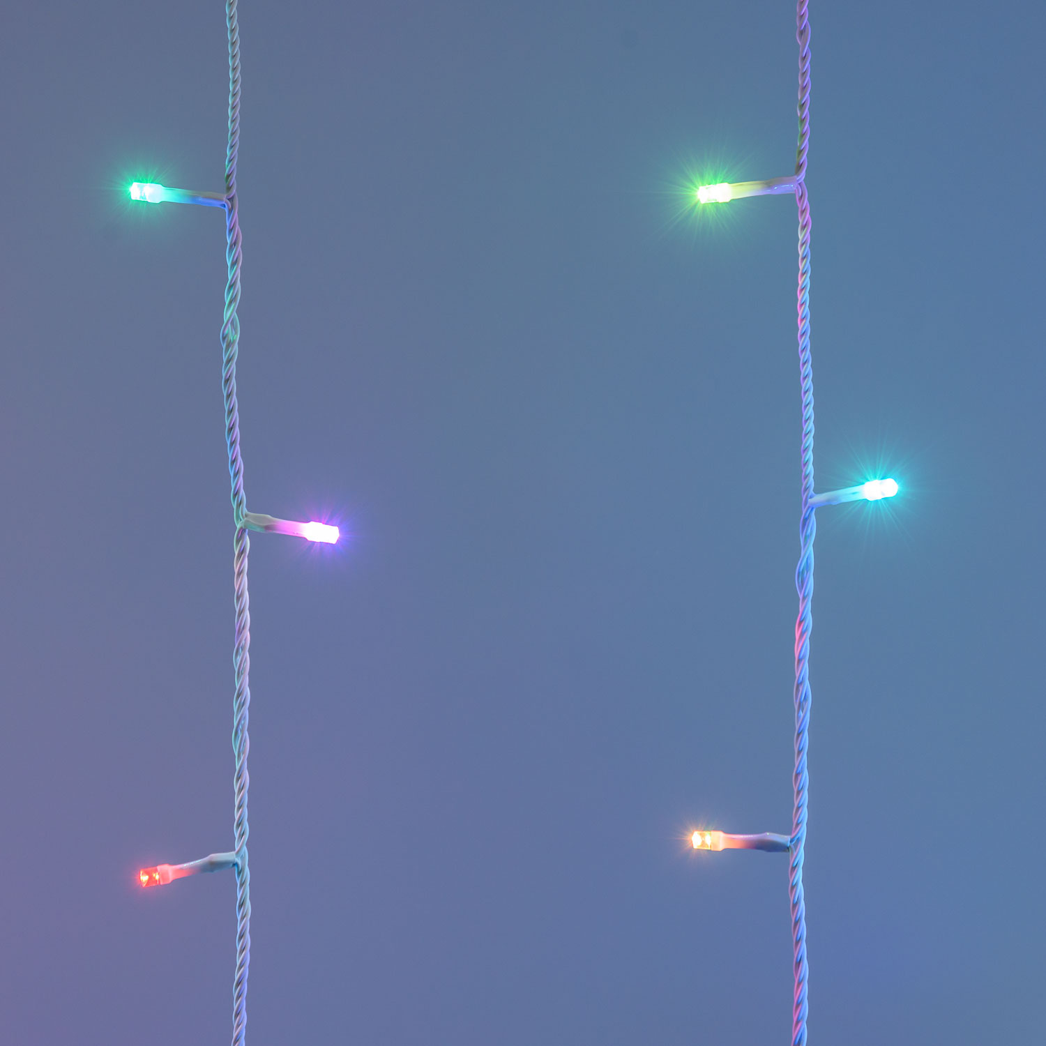 Eisregen-Lichterkette Crazy RGB 6 m x h 60 cm, 180 LEDs 6 Eisregen-Lichterkette Crazy RGB 6 m x h 60 cm, 180 LEDs 6