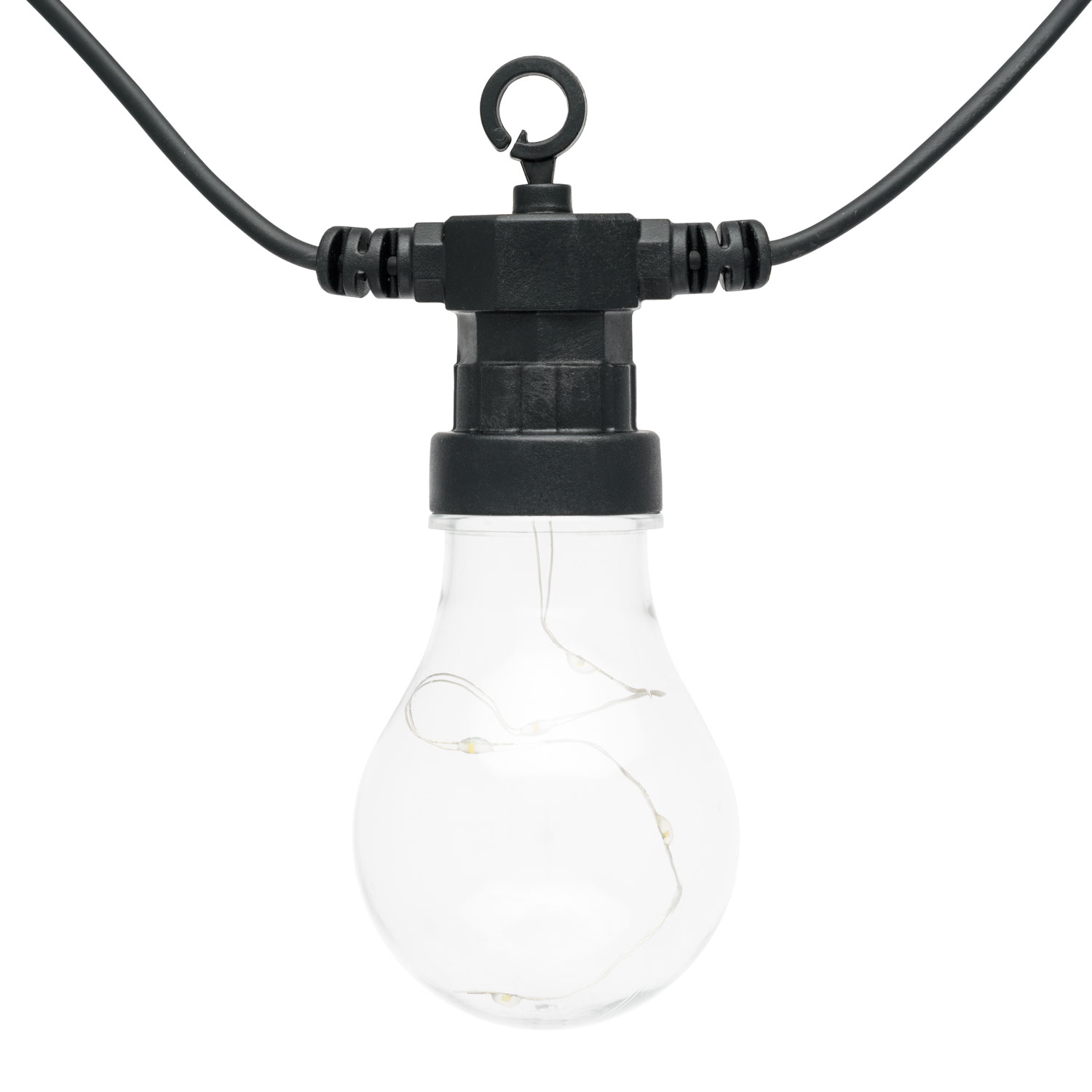 Guirlande 10 ampoules vintage led blanc chaud, Ø 60 mm 4 Guirlande 10 ampoules vintage led blanc chaud, Ø 60 mm 4