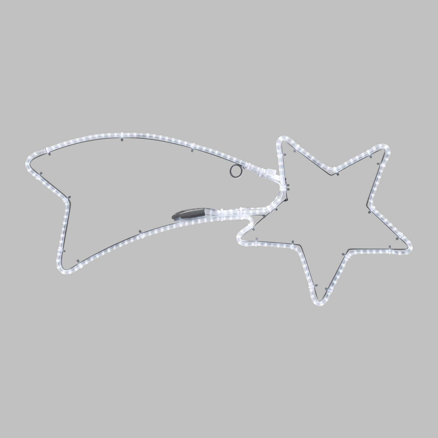 Estrella fugaz manguera ultra luminosa 65 x h 28 cm, 196 led blanco frío 5 Estrella fugaz manguera ultra luminosa 65 x h 28 cm, 196 led blanco frío 5