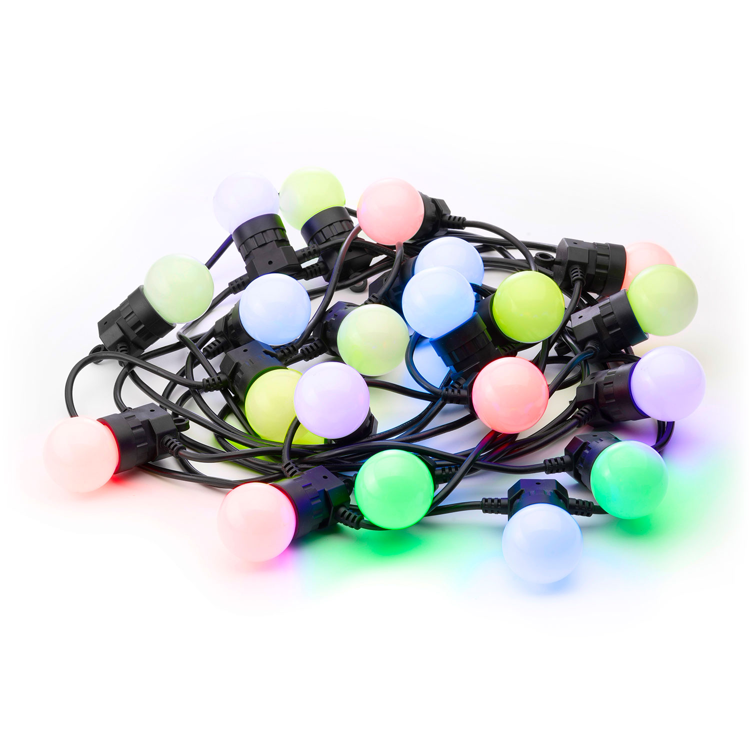Catena Twinkly Party Light Festoon, 40 sfere RGB, 20 metri 5 Catena Twinkly Party Light Festoon, 40 sfere RGB, 20 metri 5