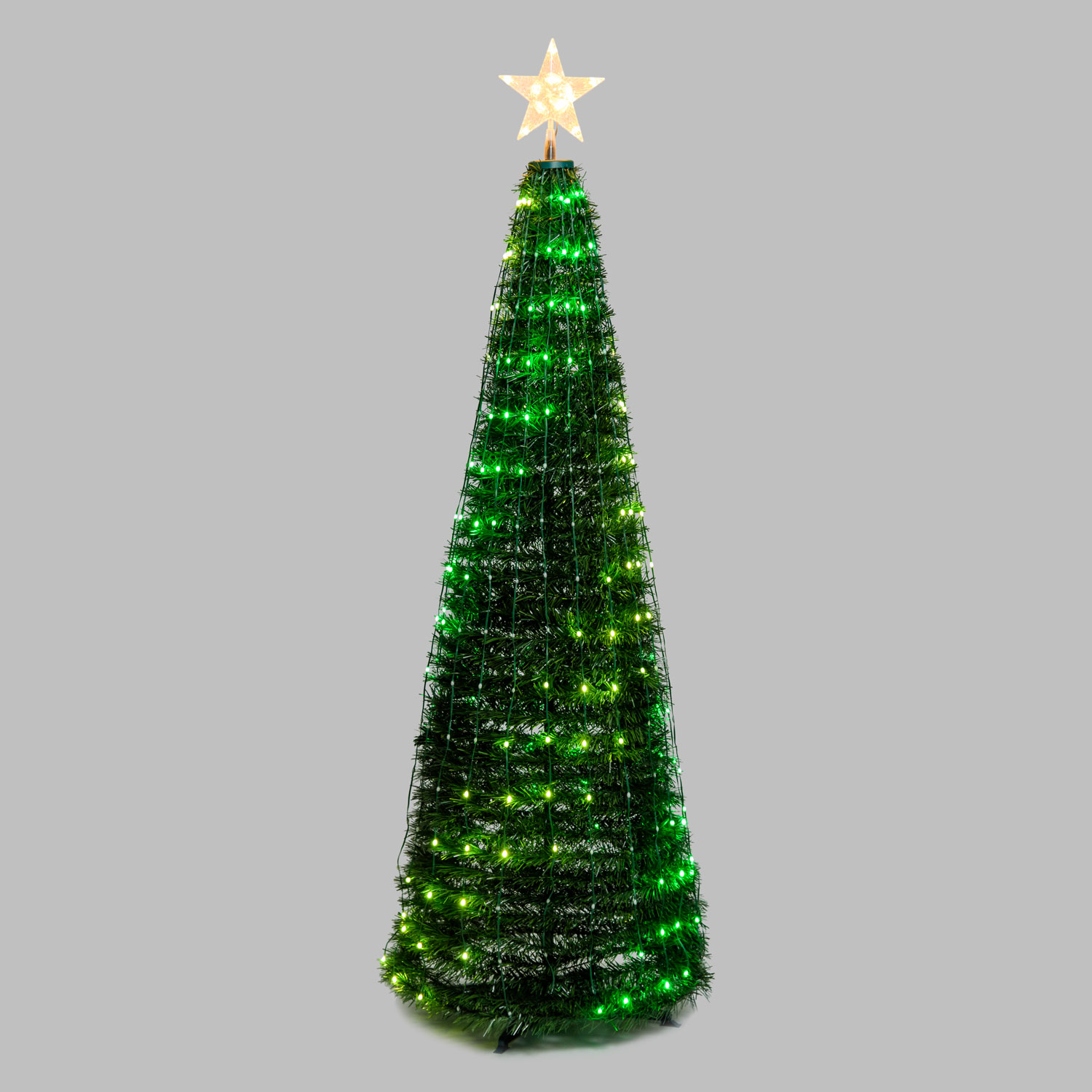 Faltbarer Baum aus künstlichem Kiefer, h. 180 cm, 304 RGB LED Lichterperlen 17 Faltbarer Baum aus künstlichem Kiefer, h. 180 cm, 304 RGB LED Lichterperlen 17