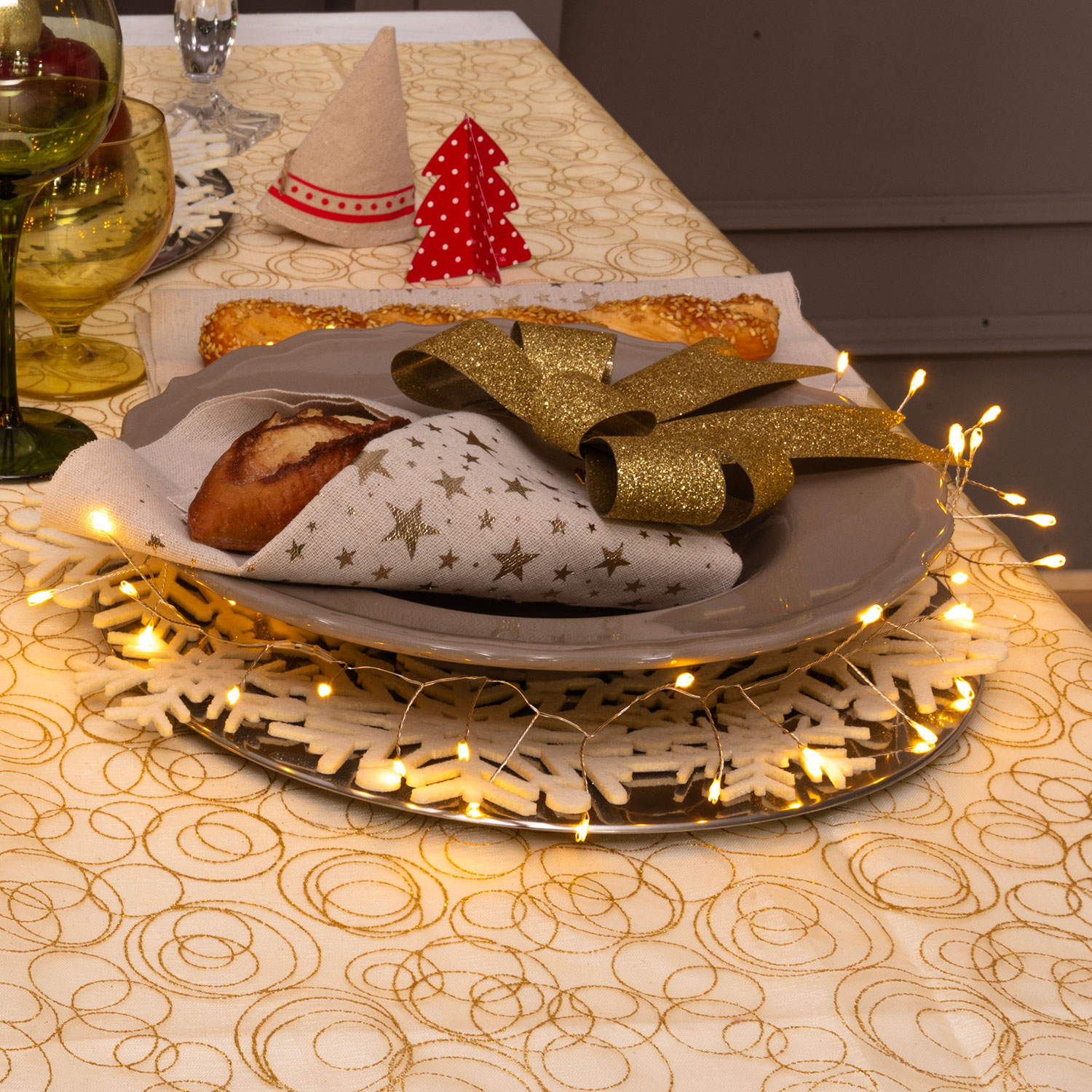 MiniCluster-Lichterkette 0,9 m, 45 MicroLEDs warmweiß 4 MiniCluster-Lichterkette 0,9 m, 45 MicroLEDs warmweiß 4