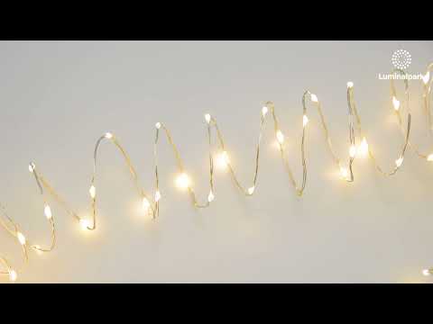 Guirnalda 20m 400 Micro Led cálido destellos 2 Guirnalda 20m 400 Micro Led cálido destellos 2