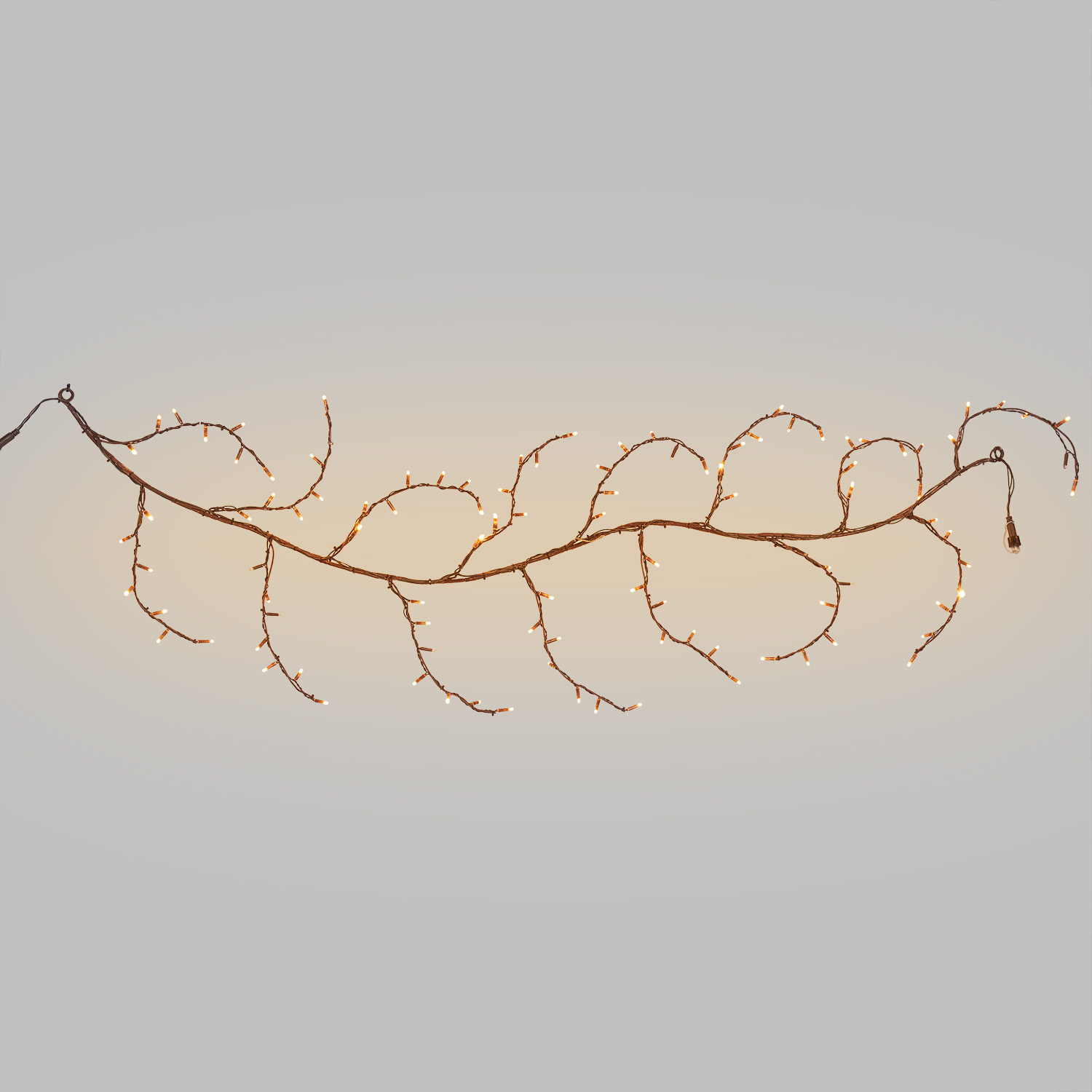Branche marron 2 m, 105 maxiled blanc chaud, prolongeable