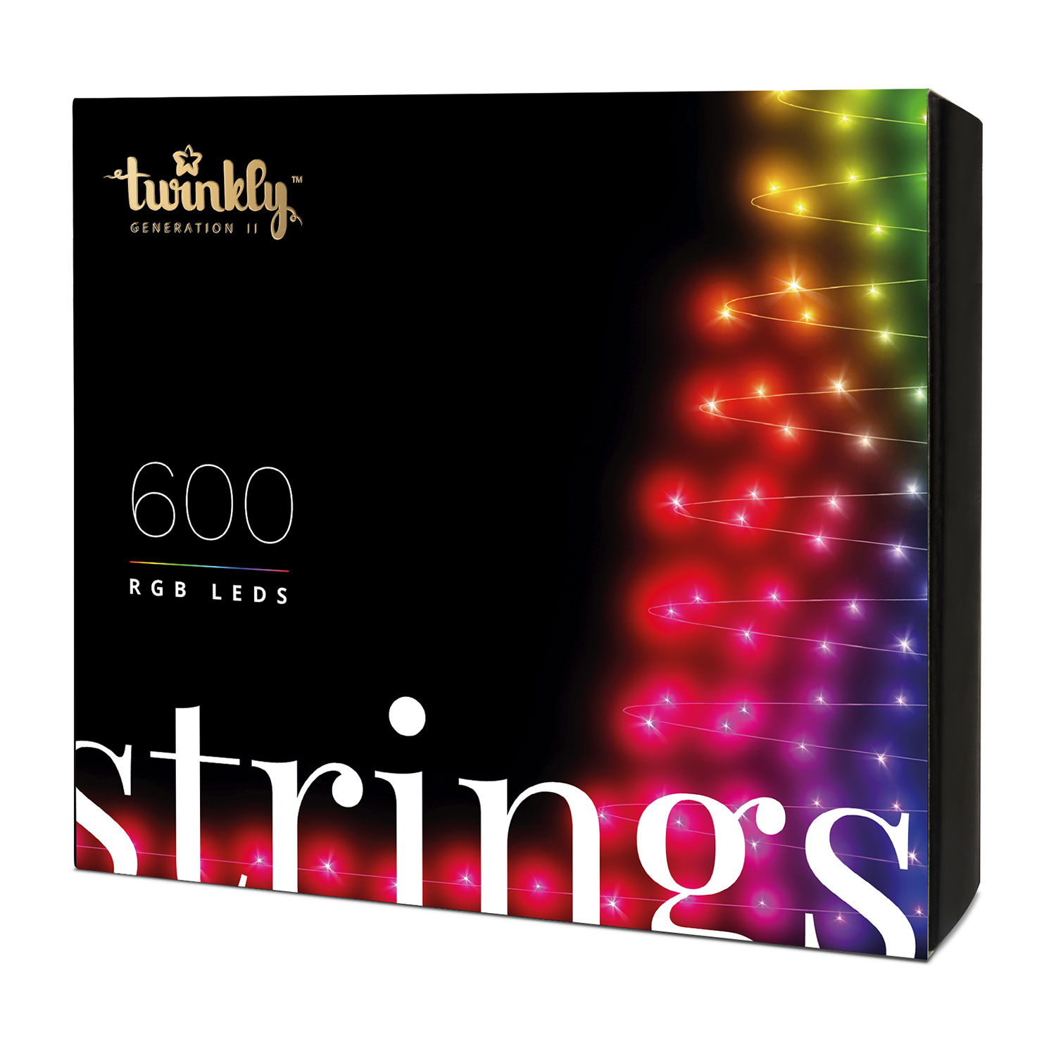 Twinkly Cluster Lichterkette 48 m, 600 RGB LEDs 3 Twinkly Cluster Lichterkette 48 m, 600 RGB LEDs 3