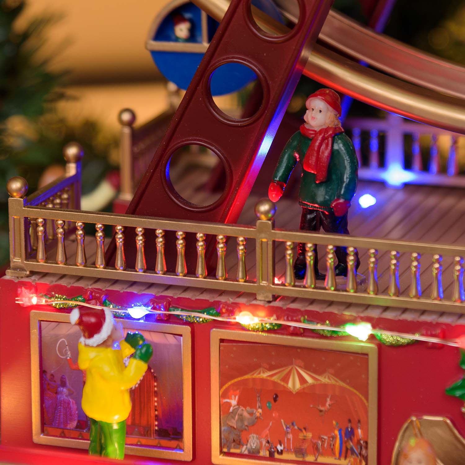 Rotating Ferris Wheel Village, h 48 cm, a Christmas melody 11 Rotating Ferris Wheel Village, h 48 cm, a Christmas melody 11