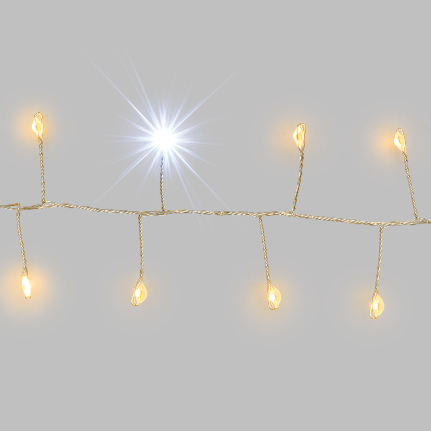 Guirlande Ruban de Lumière 20 m, 1000 Micro led blanc chaud et froid, câble argenté 7 Guirlande Ruban de Lumière 20 m, 1000 Micro led blanc chaud et froid, câble argenté 7