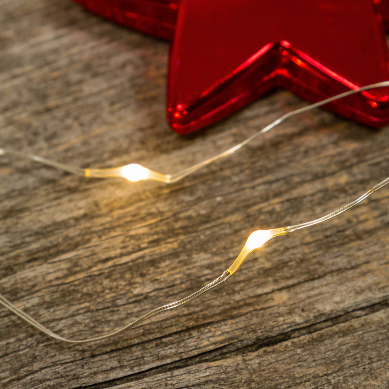 Lichterkette 1,9 m, 20 Micro LEDs warmweiß 4 Lichterkette 1,9 m, 20 Micro LEDs warmweiß 4