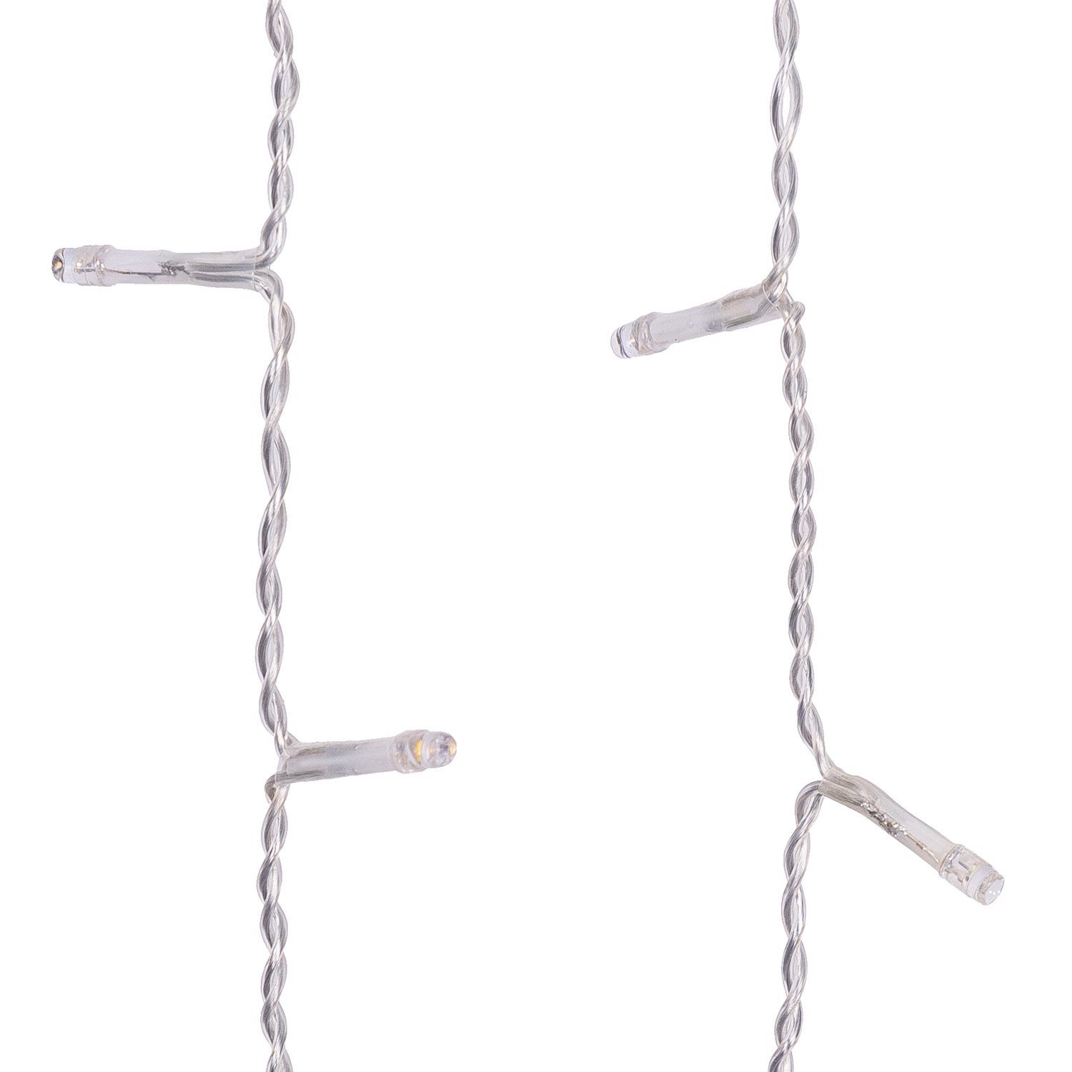 Stalattite Connect+ 2 x h 0,36 m, 160 led bianco caldo e bianco freddo, cavo trasparente, prolungabile 5