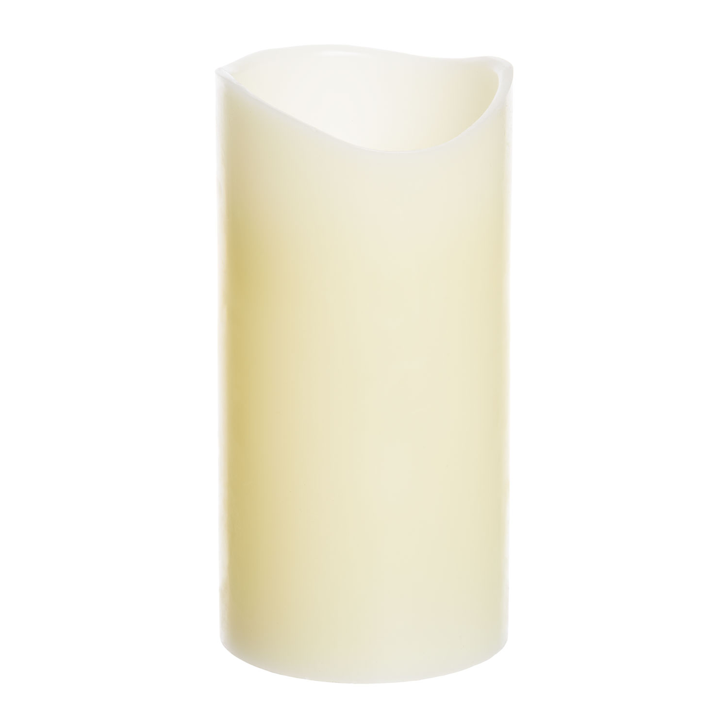 Bougie ivoire h 20 cm, led blanc chaud 3 Bougie ivoire h 20 cm, led blanc chaud 3