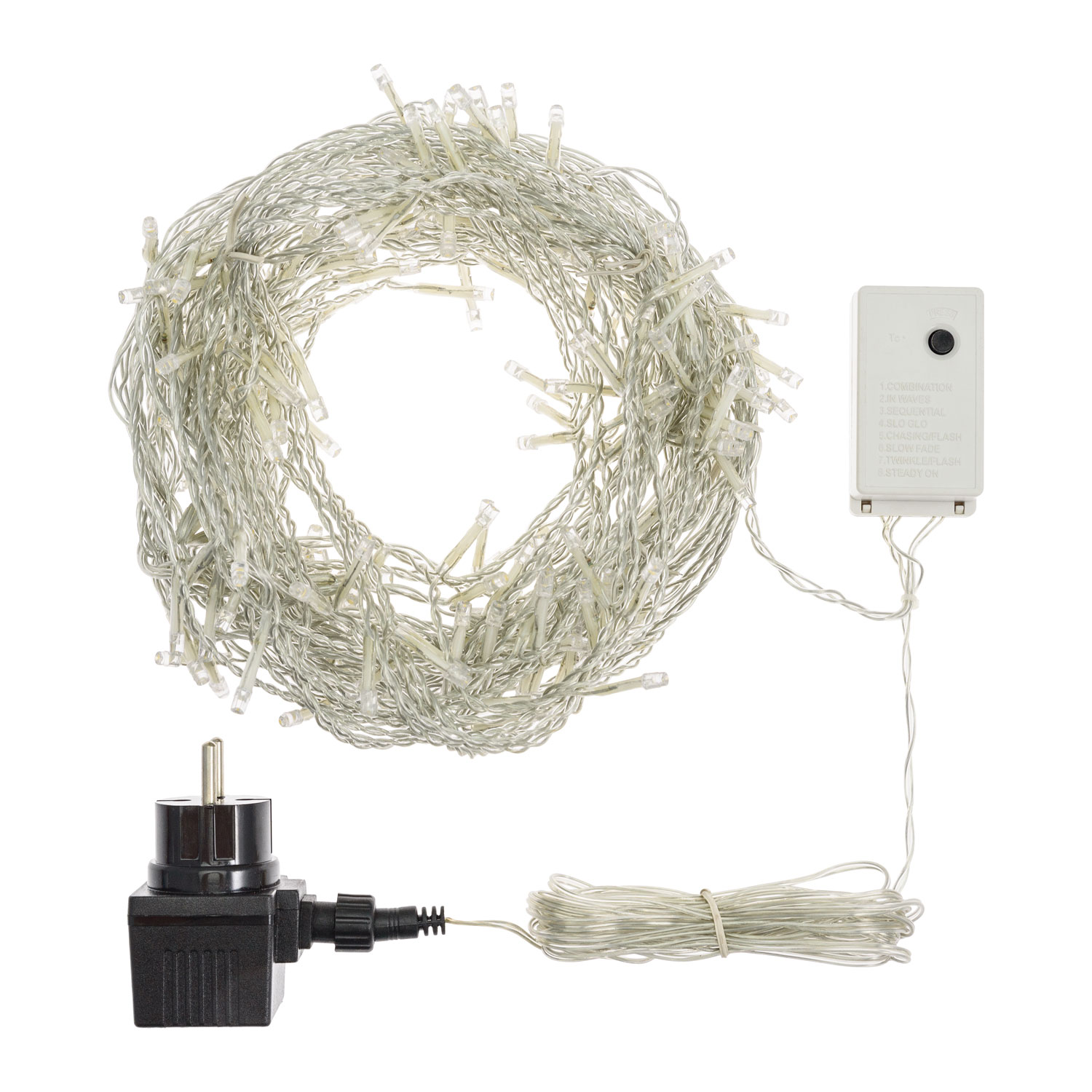 Lichtervorhang 3 x h 1,52 m, 182 LEDs warmweiß 4 Lichtervorhang 3 x h 1,52 m, 182 LEDs warmweiß 4