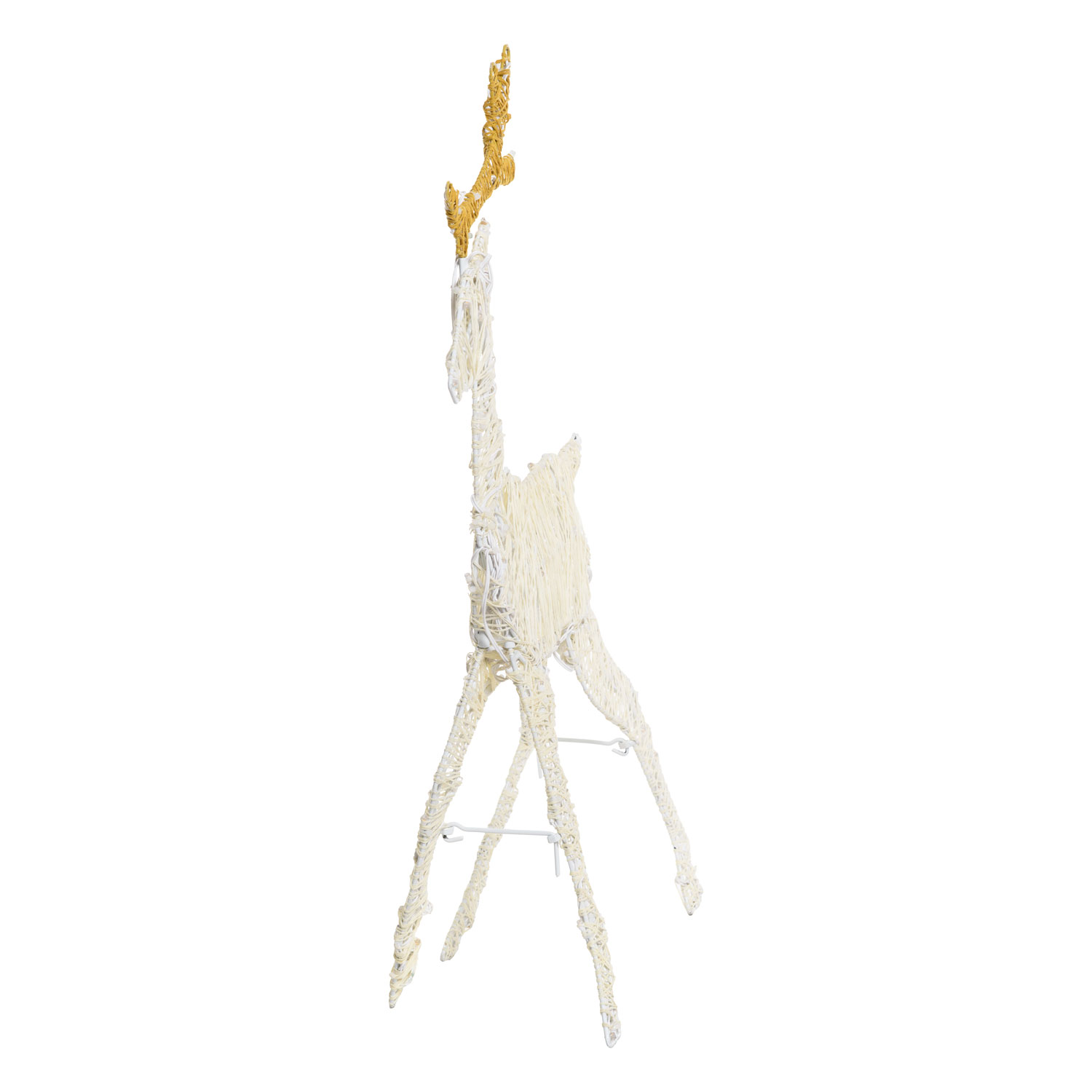 2D Light Cream & Brown Rentier h 72 cm, 83 LEDs Extra Warmweiß 4 2D Light Cream & Brown Rentier h 72 cm, 83 LEDs Extra Warmweiß 4
