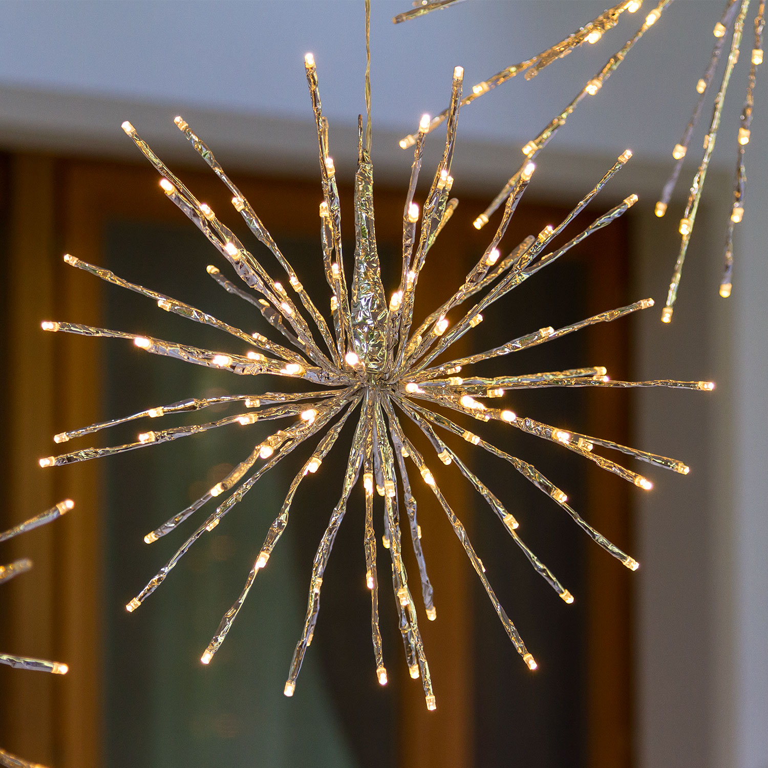 40cm Silver Twigball Branch Lights, 120 Warm White LEDs 7 40cm Silver Twigball Branch Lights, 120 Warm White LEDs 7