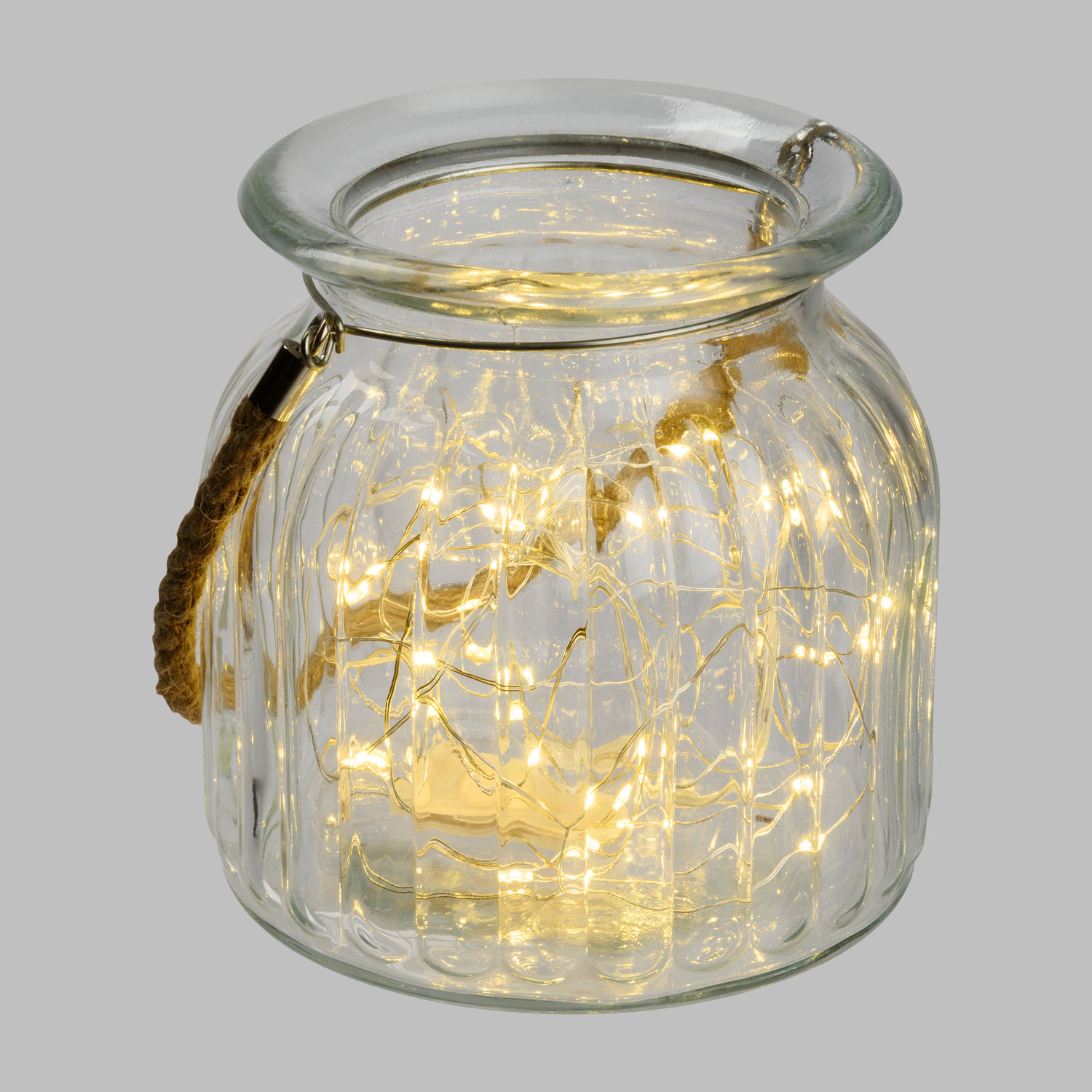 Vase en verre avec fil de lumière, 40 MicroLED blanc chaud 4 Vase en verre avec fil de lumière, 40 MicroLED blanc chaud 4