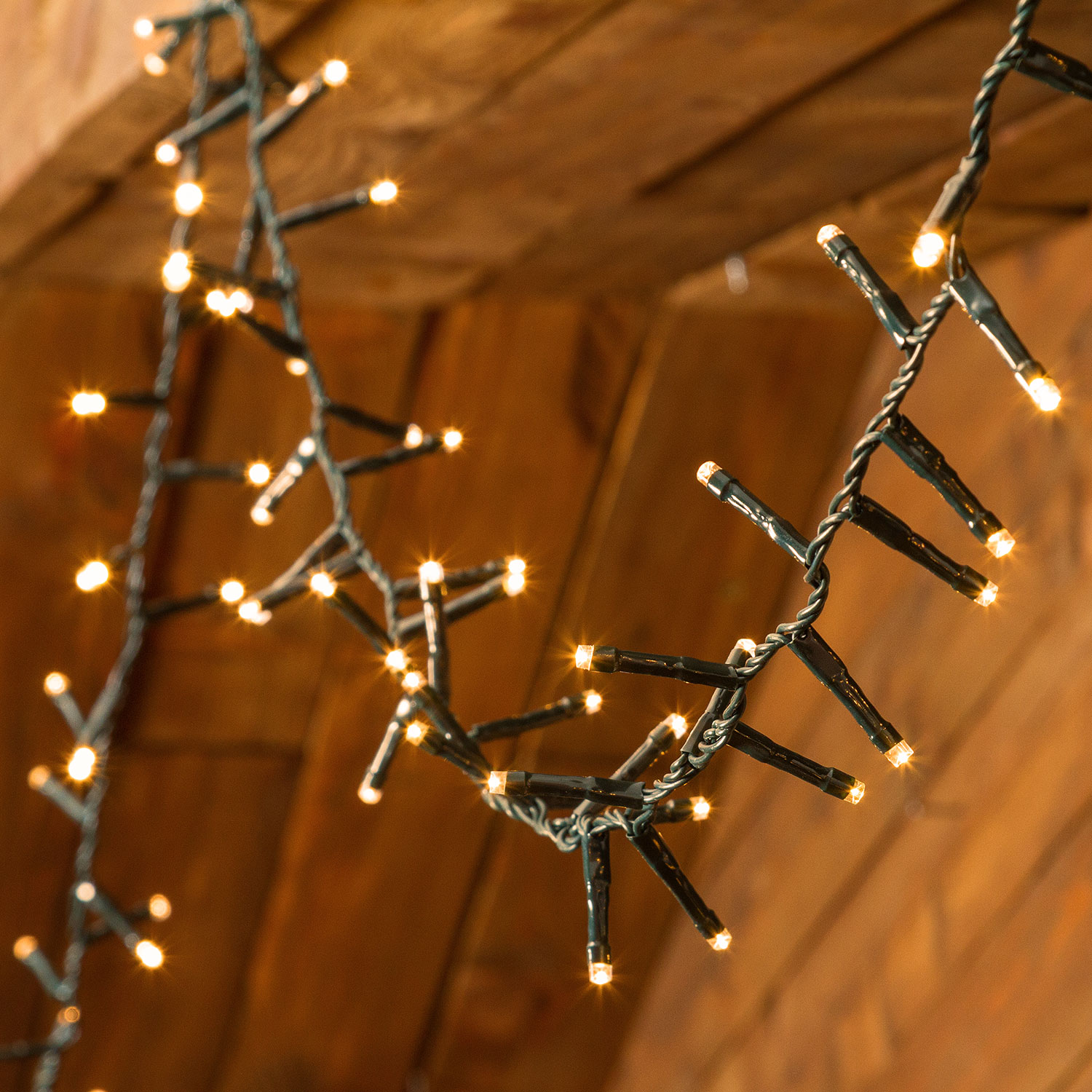 30.5m 1500 Traditional Warm White Led Mini Cluster String Lights 30.5m 1500 Traditional Warm White Led Mini Cluster String Lights