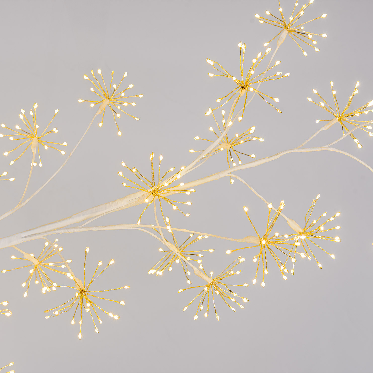 Weißer Zweige RICCO, H 150 cm, 480 Micro-LEDs warmweiß, für Innenbereich