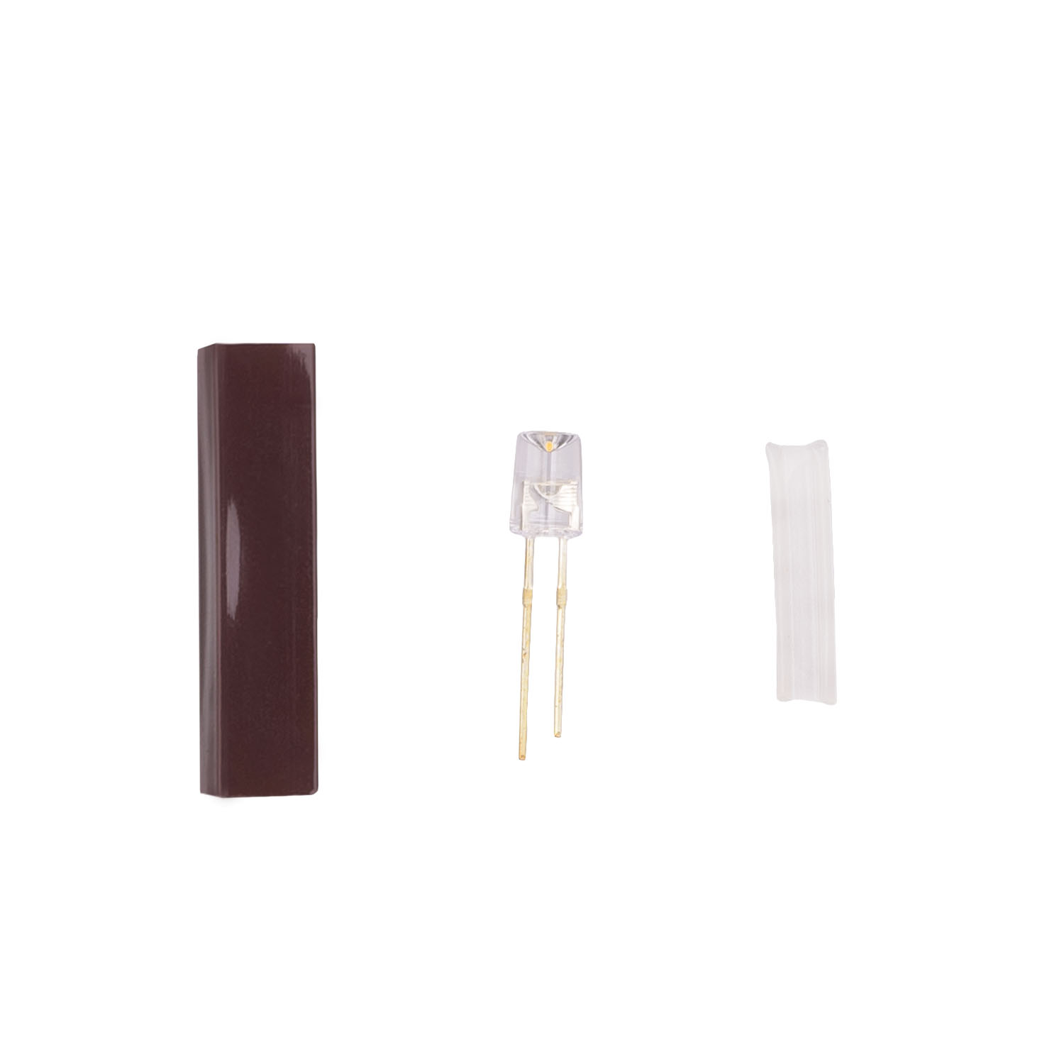 Connect+ Kit 10 LED di ricambio Ø 5mm, bianco caldo, guaine marroni 2 Connect+ Kit 10 LED di ricambio Ø 5mm, bianco caldo, guaine marroni 2