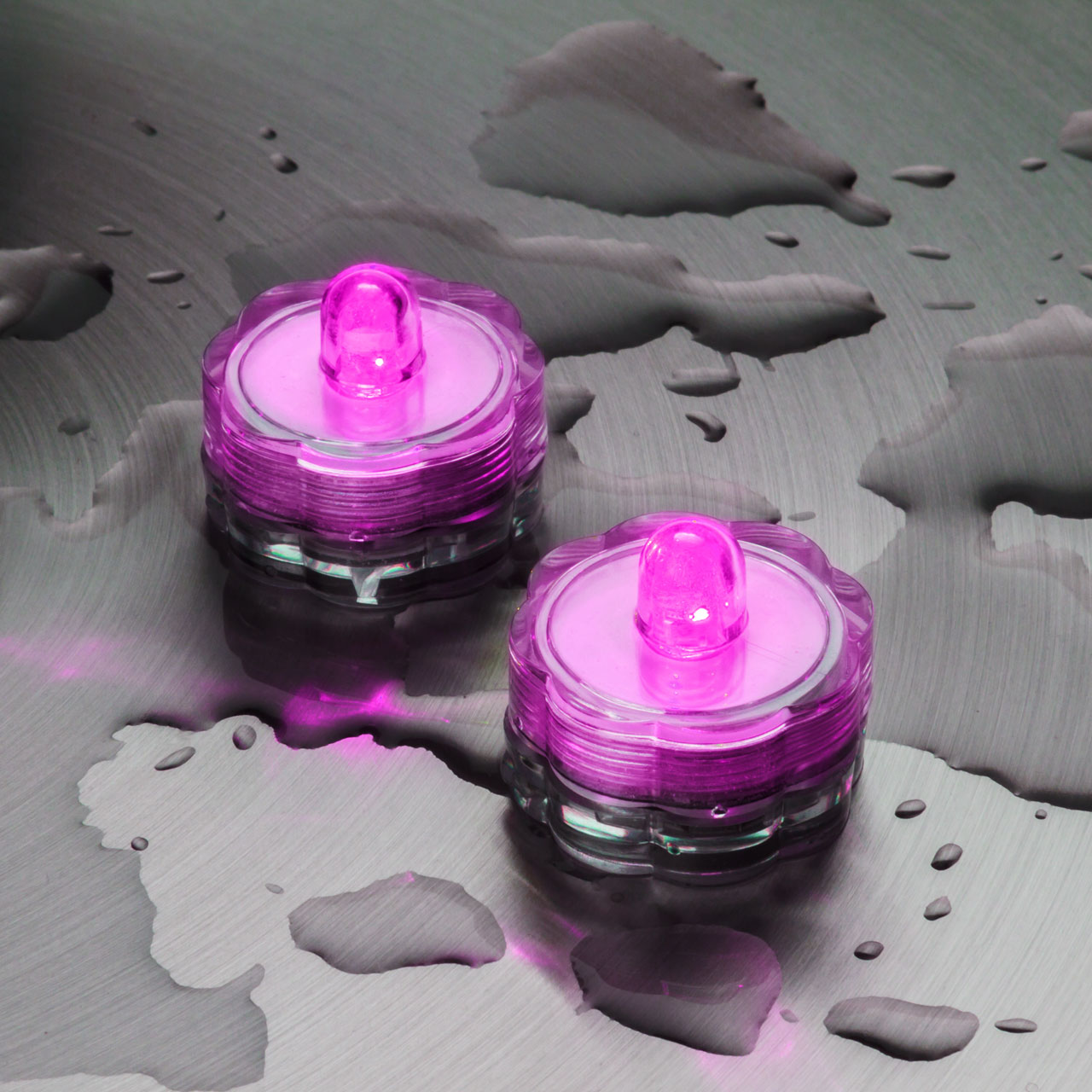 2 candeline led sommergibili, led rosa 2 candeline led sommergibili, led rosa