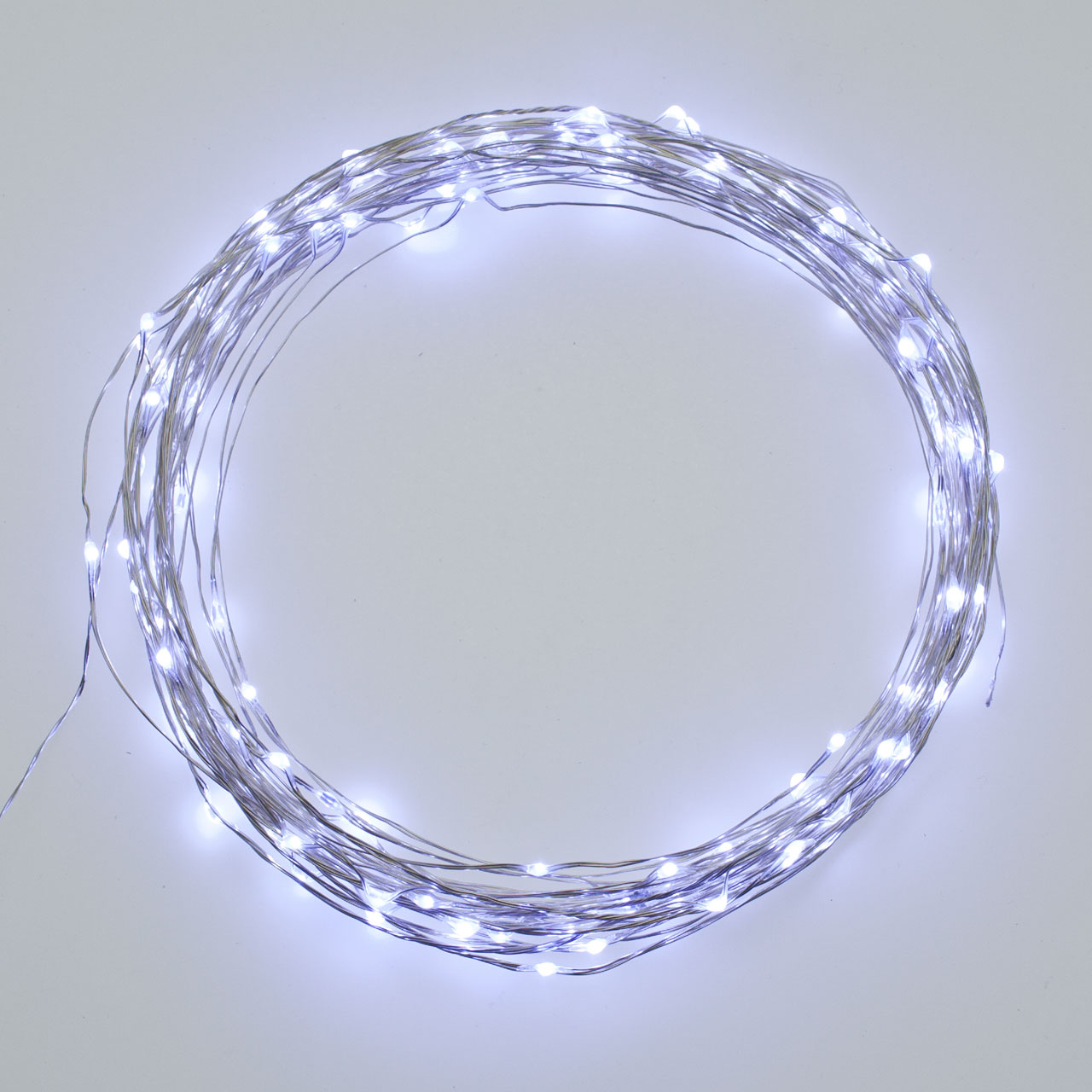 Lichterkette 20 m, 400 Micro LEDs kaltweiß 8 Lichterkette 20 m, 400 Micro LEDs kaltweiß 8