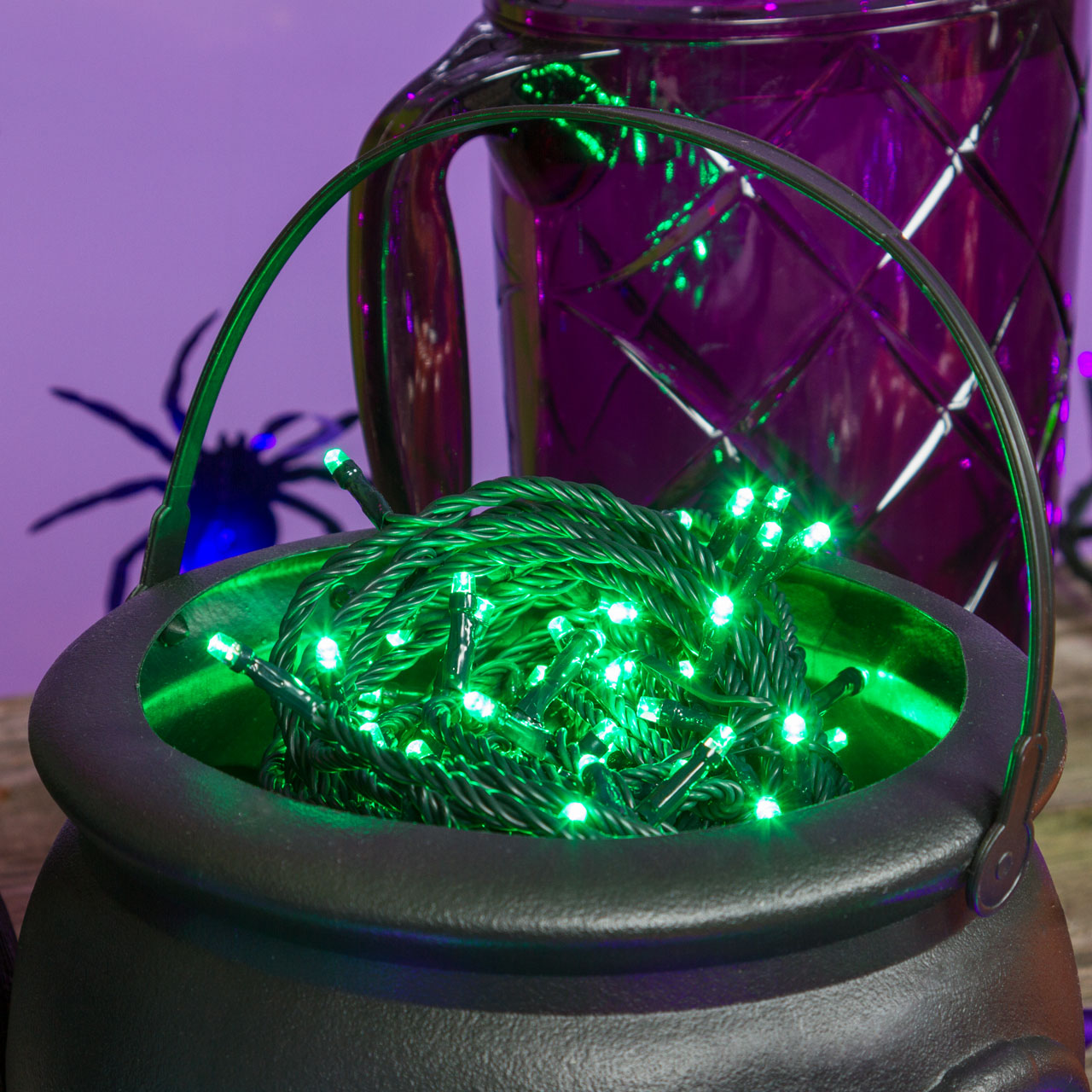 Guirlande 25,7 m, 360 miniled vert, câble vert 4 Guirlande 25,7 m, 360 miniled vert, câble vert 4