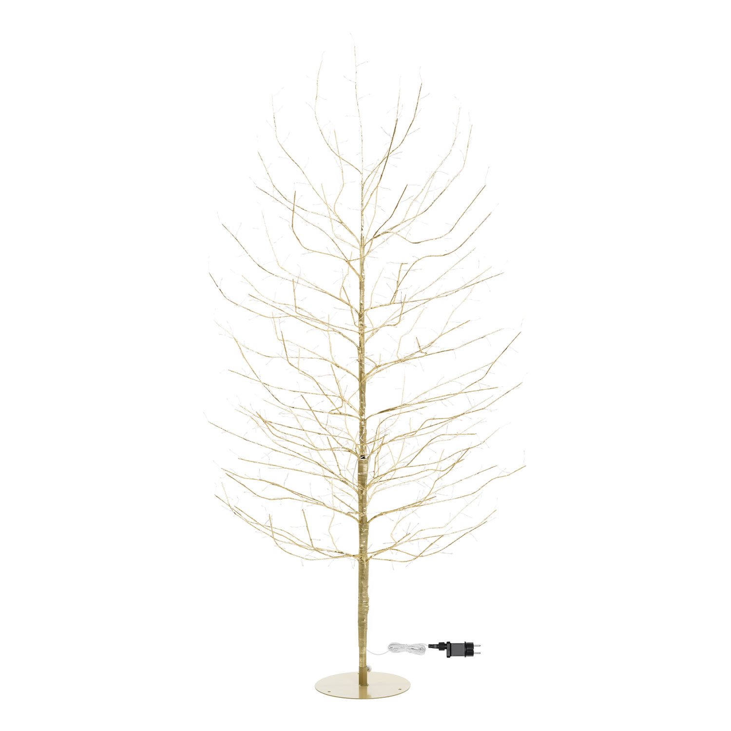Árbol Tilo champagne h 1,7 m, 784 microled blanco cálido y blanco frío, uso interior 4 Árbol Tilo champagne h 1,7 m, 784 microled blanco cálido y blanco frío, uso interior 4