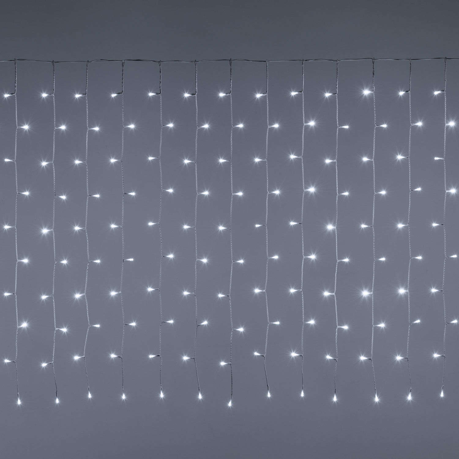 Tenda 10 x h 1m, 1000 led bianco freddo, cavo bianco Tenda 10 x h 1m, 1000 led bianco freddo, cavo bianco