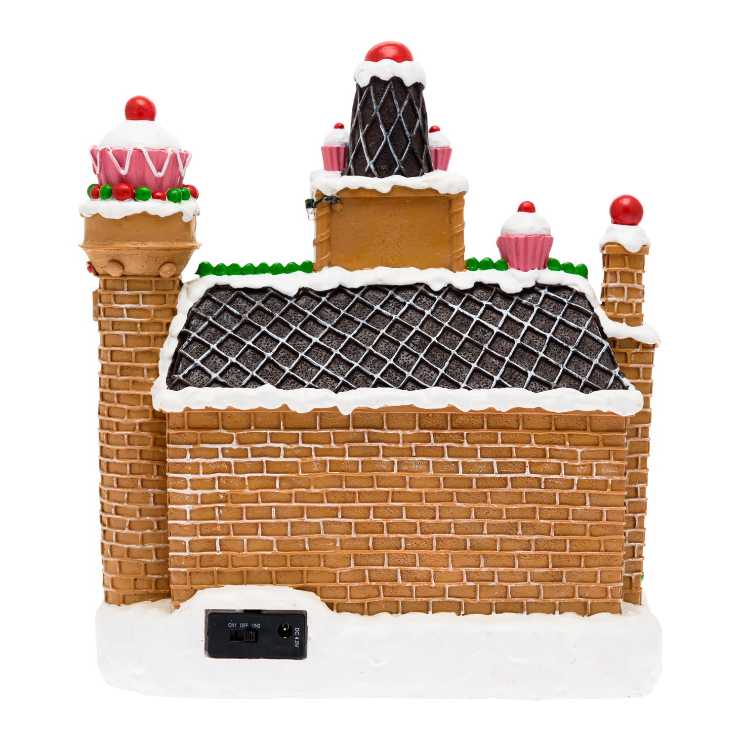Villaggio di Natale, Candy Village con Trenino in movimento, h 28 cm, musiche natalizie 5 Villaggio di Natale, Candy Village con Trenino in movimento, h 28 cm, musiche natalizie 5