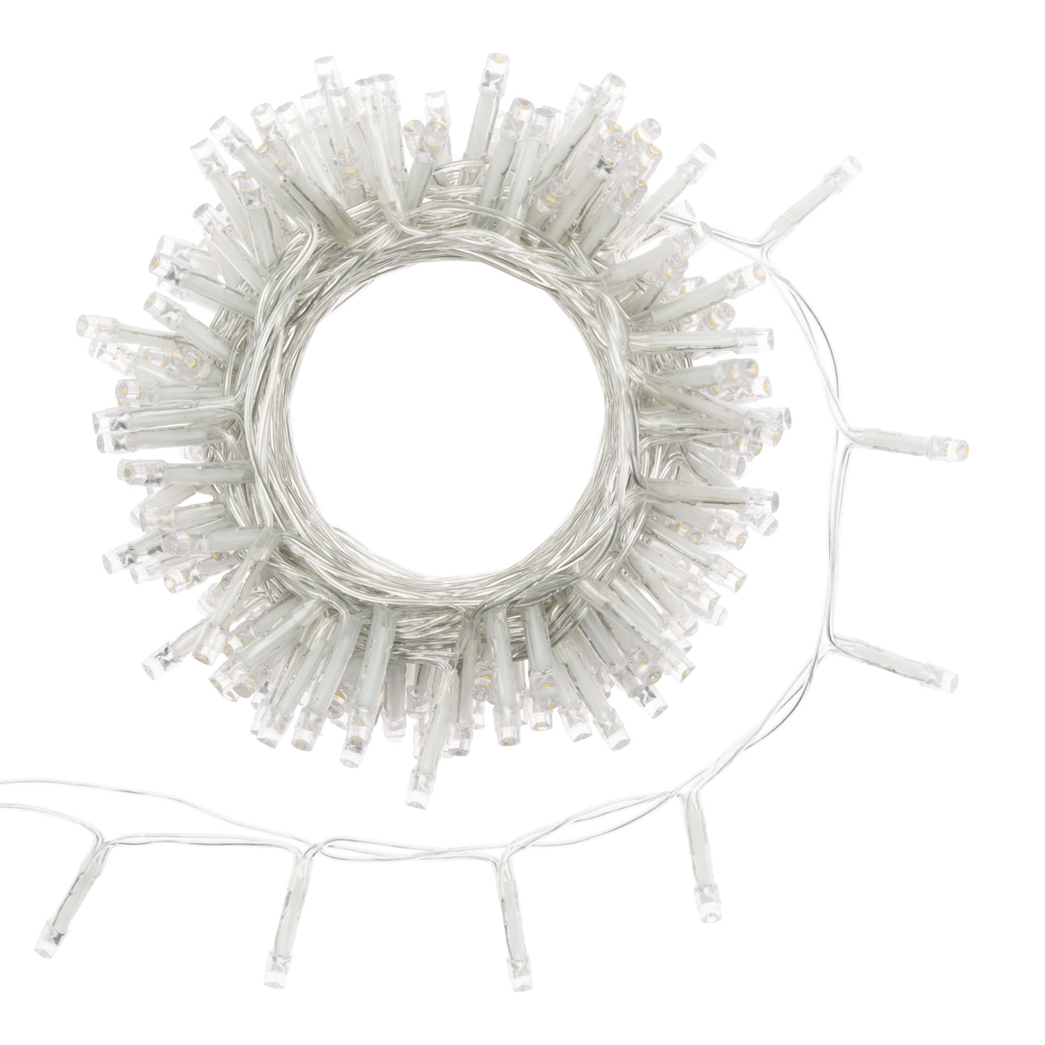 Lichterkette 7,2 m, 180 LEDs warmweiß, mit Timer, transparentes Kabel 4 Lichterkette 7,2 m, 180 LEDs warmweiß, mit Timer, transparentes Kabel 4