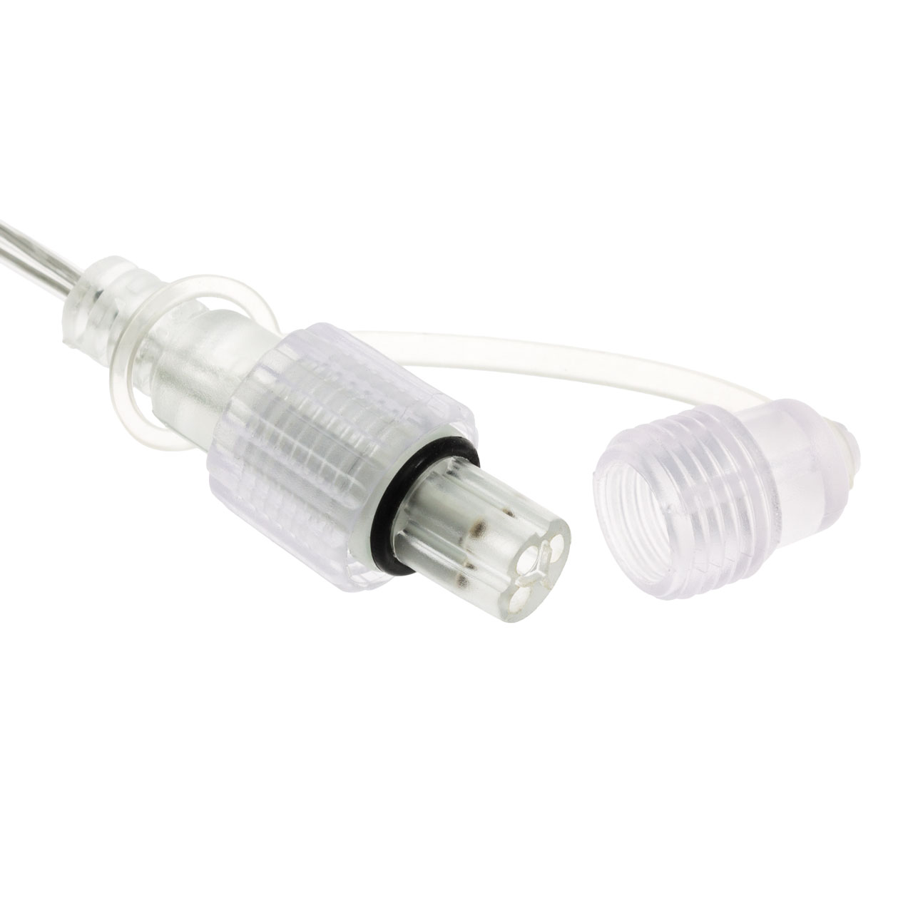 Curtain Light 2 x h 1 m, 84 Warm White and Cold White MaxiLEDs, transparent cable, extendable 6