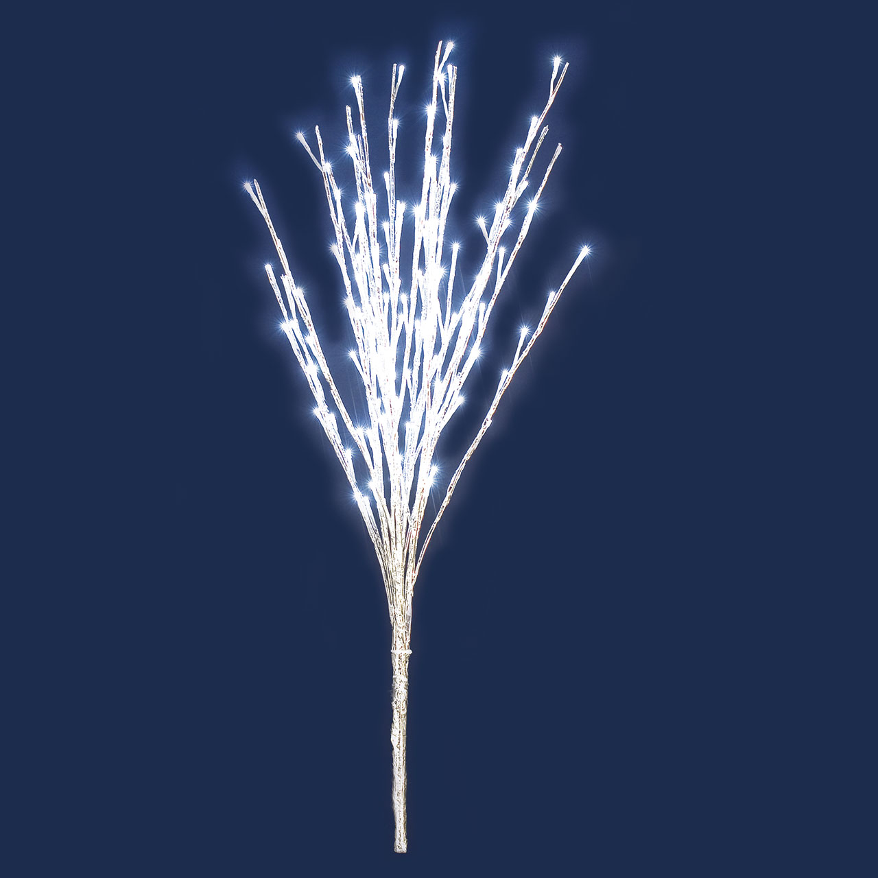 Branche lumineuse argentée, 144 led blanc froid (100 cm) 9 Branche lumineuse argentée, 144 led blanc froid (100 cm) 9
