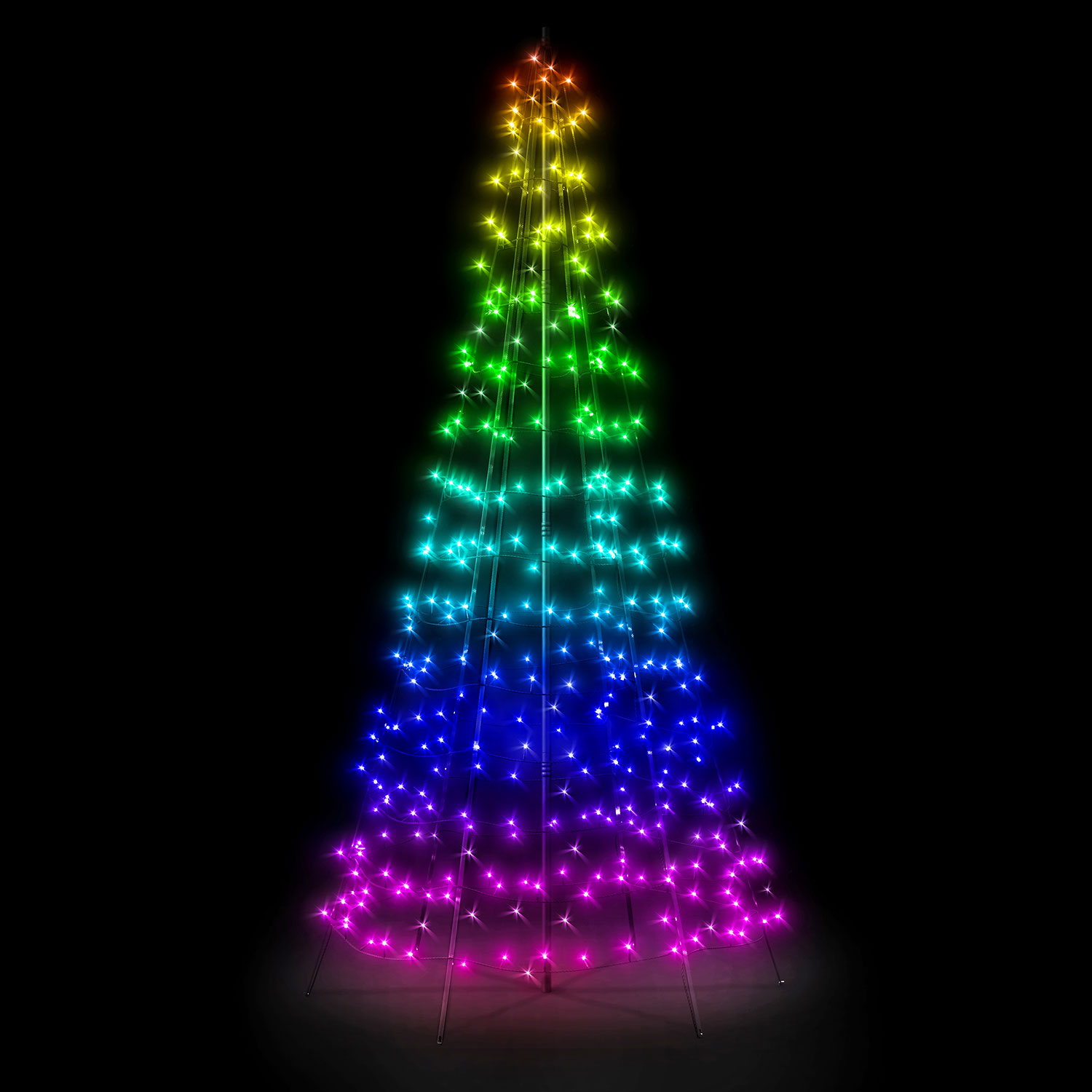 Twinkly Light Tree 300 led RGB et Blanc Chaud, h. 2 mètres 2 Twinkly Light Tree 300 led RGB et Blanc Chaud, h. 2 mètres 2