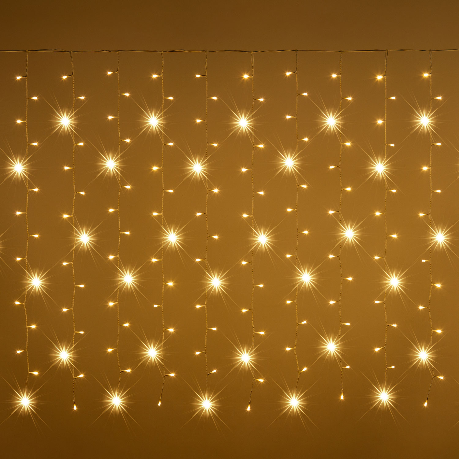 Tenda 4,5 x h 1,1 m, 480 MiniLED bianco caldo, cavo bianco Tenda 4,5 x h 1,1 m, 480 MiniLED bianco caldo, cavo bianco