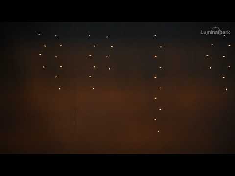 Smart Connect Eisregen-Lichterkette, 3 x h 1 m, 120 LEDs extra warmweiß, weißes Kabel 2 Smart Connect Eisregen-Lichterkette, 3 x h 1 m, 120 LEDs extra warmweiß, weißes Kabel 2