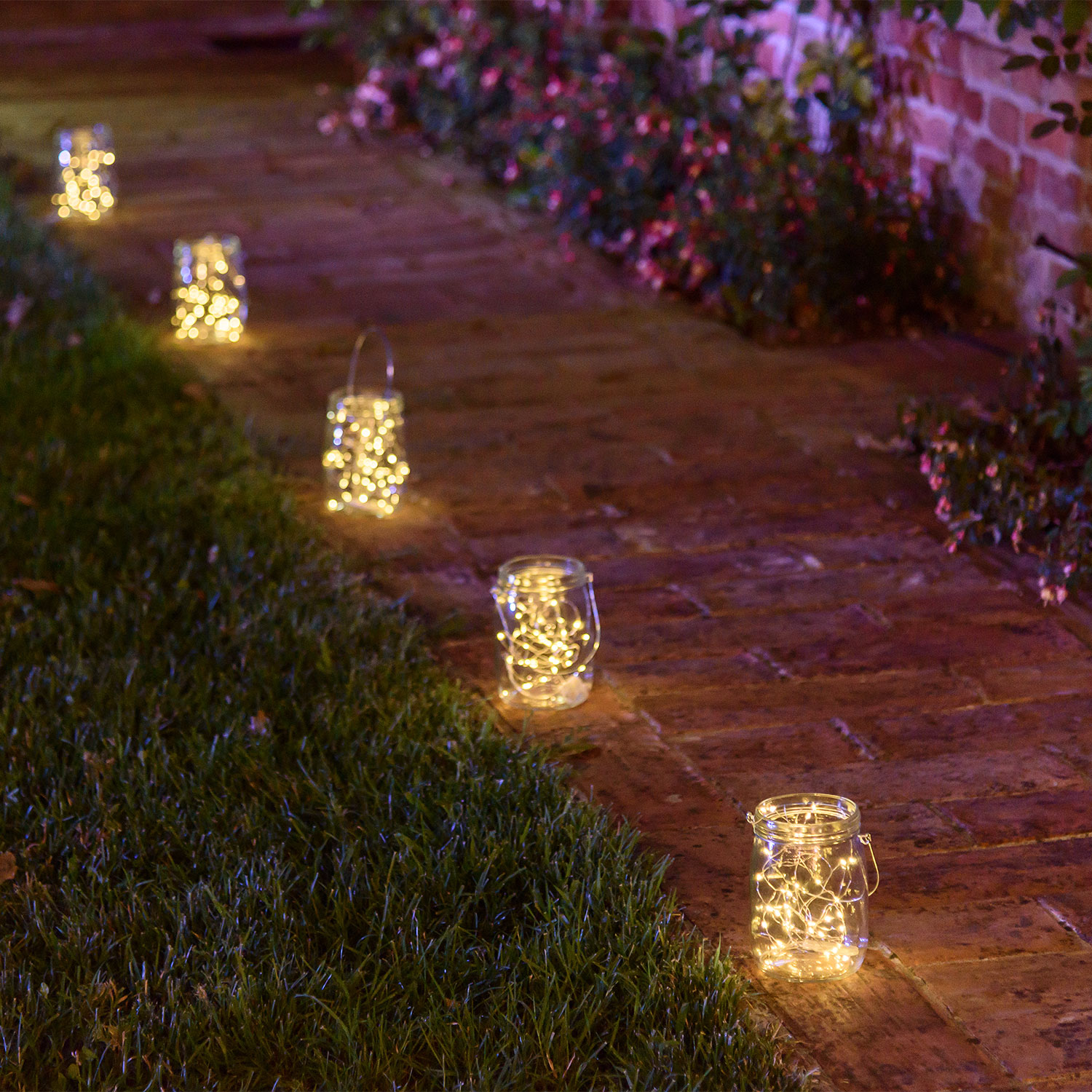 Barattolo di vetro con 80 micro led bianco caldo e freddo 7 Barattolo di vetro con 80 micro led bianco caldo e freddo 7