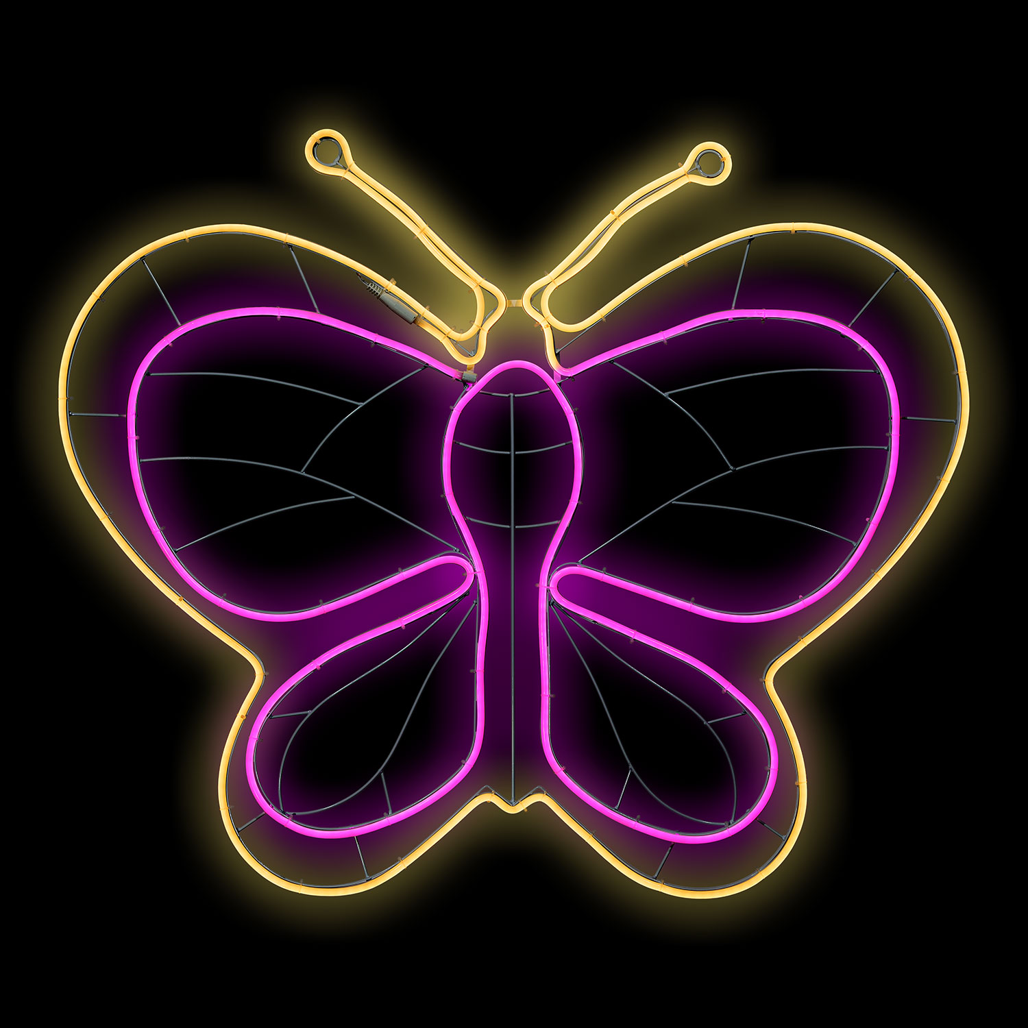 Butterfly Neon Lights SMD, h. 82 cm, Warm White and Pink Leds 4 Butterfly Neon Lights SMD, h. 82 cm, Warm White and Pink Leds 4