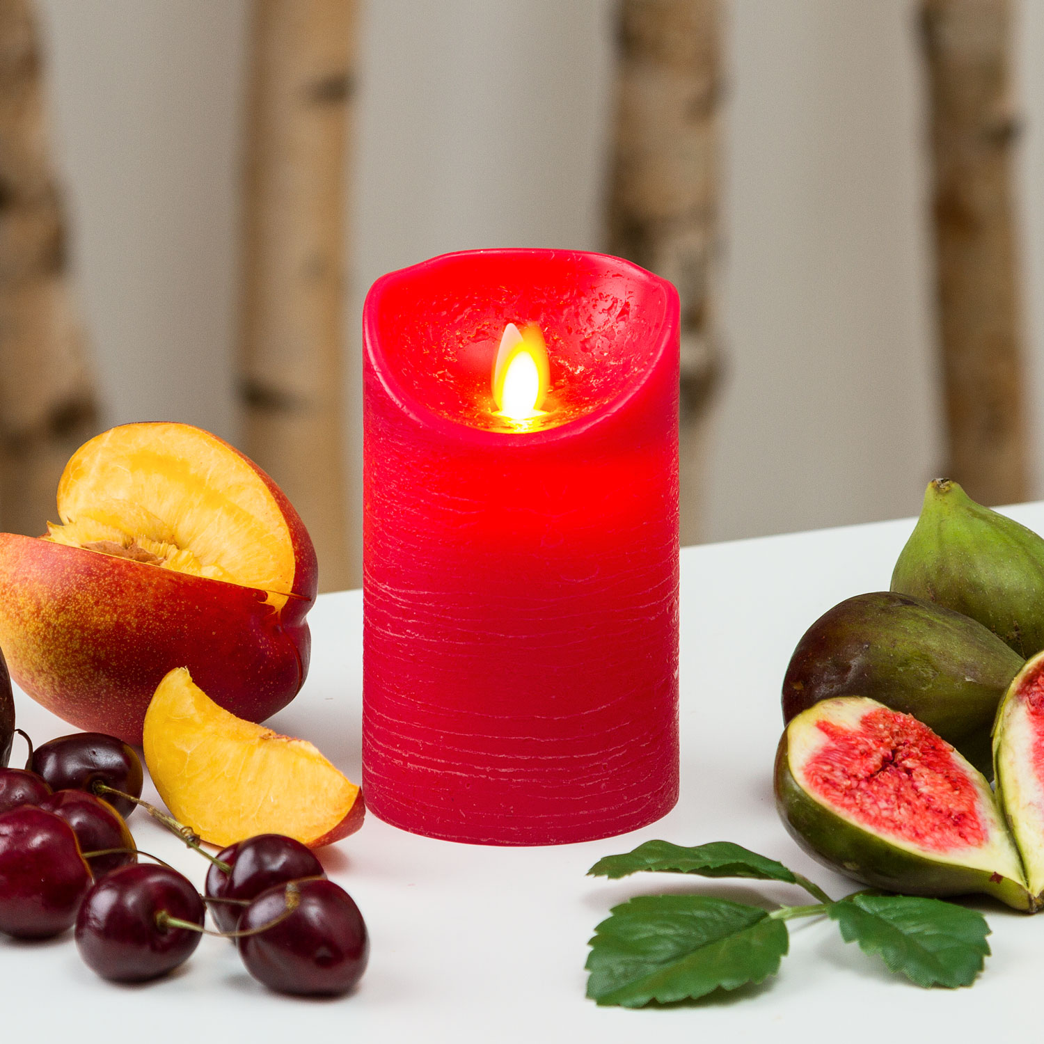 Candela Rustic Rossa h 12,5 cm Candela Rustic Rossa h 12,5 cm