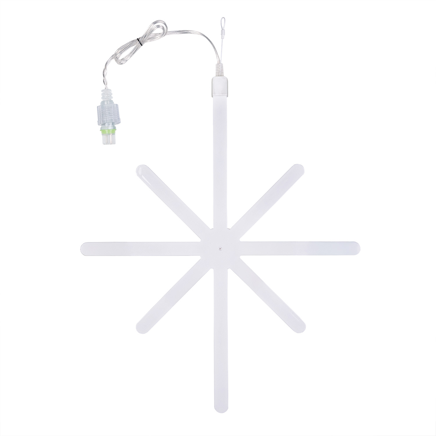 Estrella Polar Animada 36 cm, Connect ProLine 36V, 76 led SMD blanco cálido, cable transparente 8