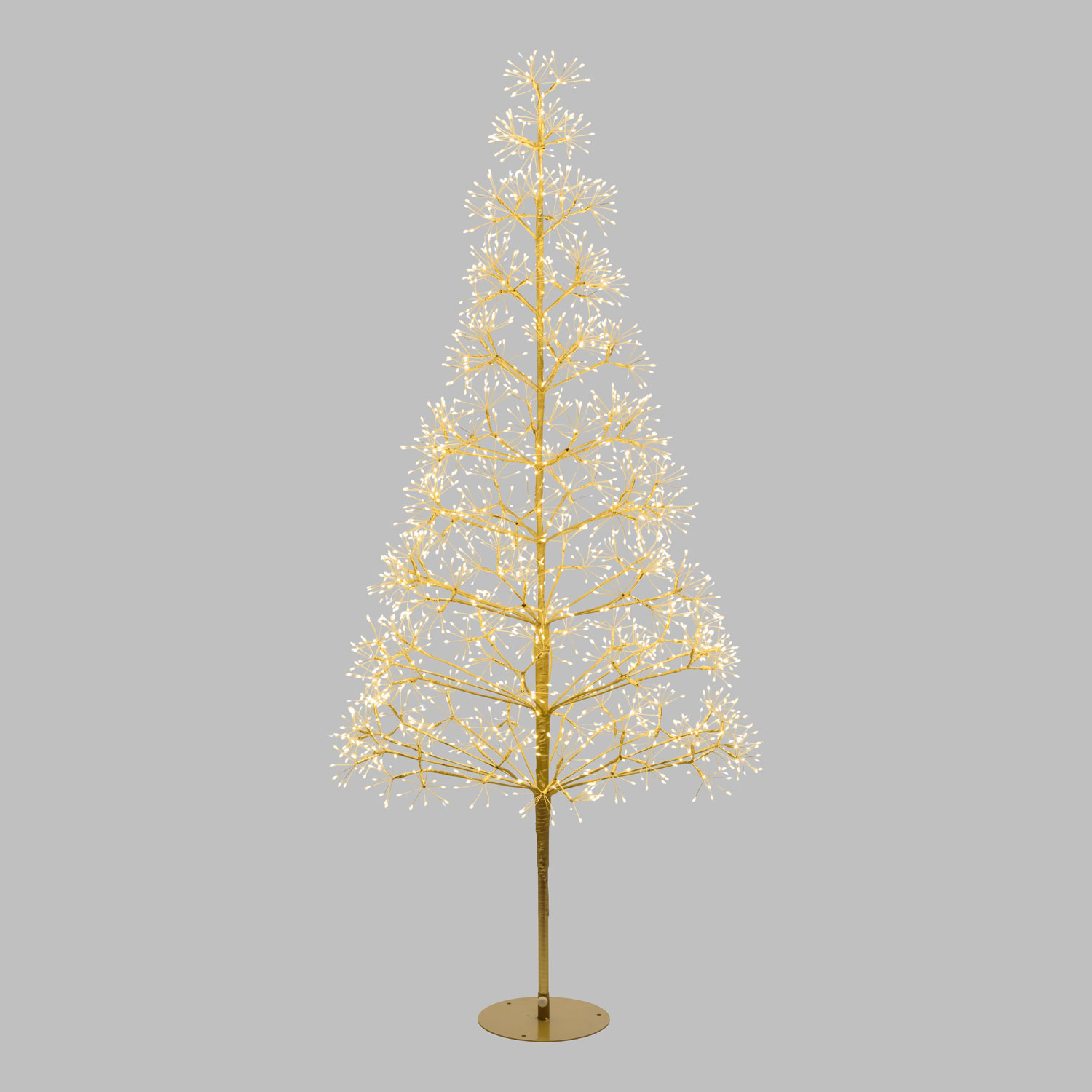 Champagnerfarbener Baum RICCO, H 1,8 m, 2100 Micro-LEDs in warmweiß und kaltweißem, Innenbereich 7 Champagnerfarbener Baum RICCO, H 1,8 m, 2100 Micro-LEDs in warmweiß und kaltweißem, Innenbereich 7