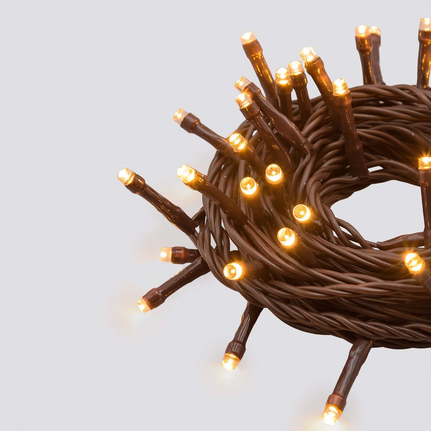Catena Connect+ 8 m, 80 led bianco caldo, cavo marrone, prolungabile 3 Catena Connect+ 8 m, 80 led bianco caldo, cavo marrone, prolungabile 3